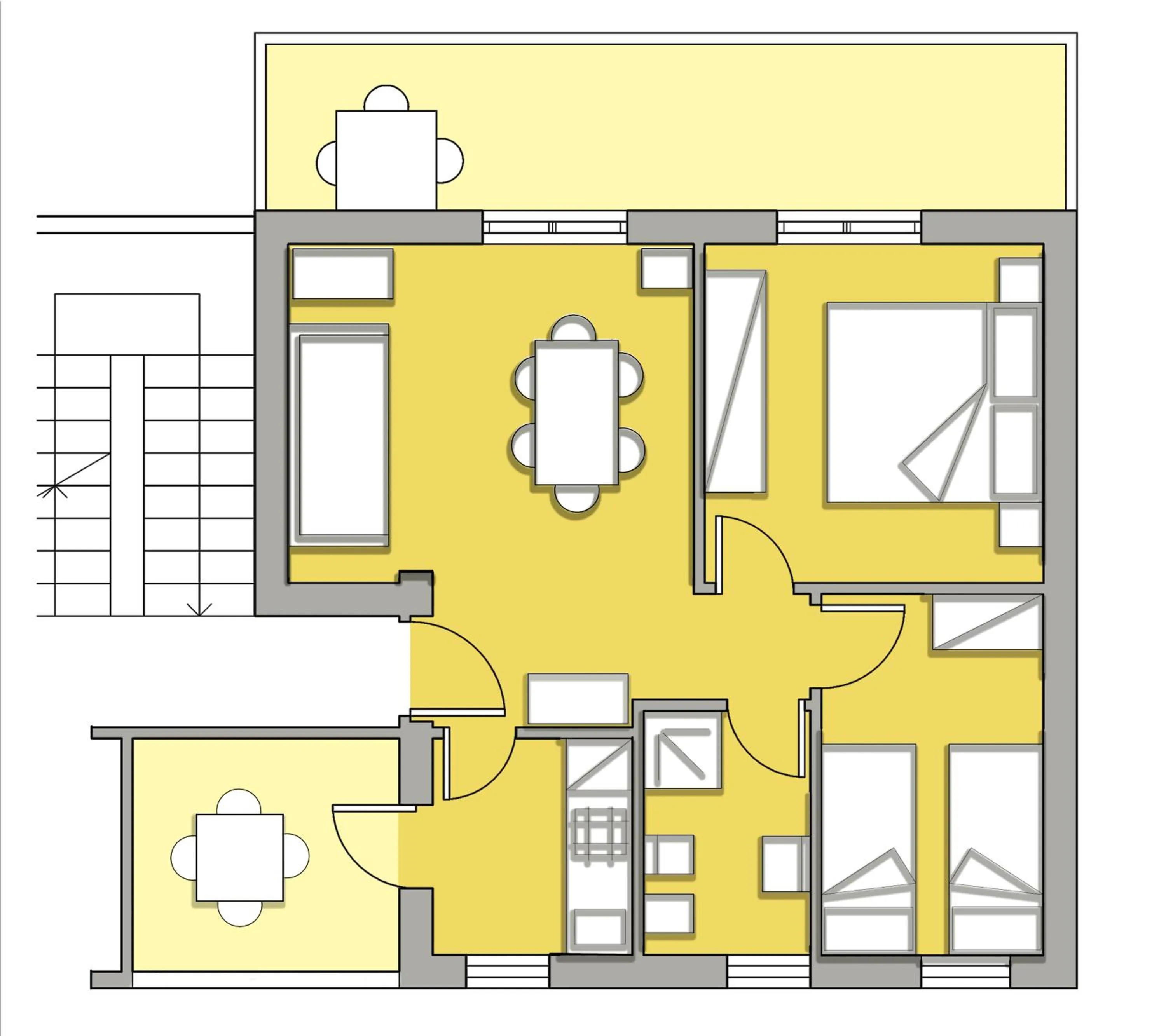 Floor plan in Residence La Giungla