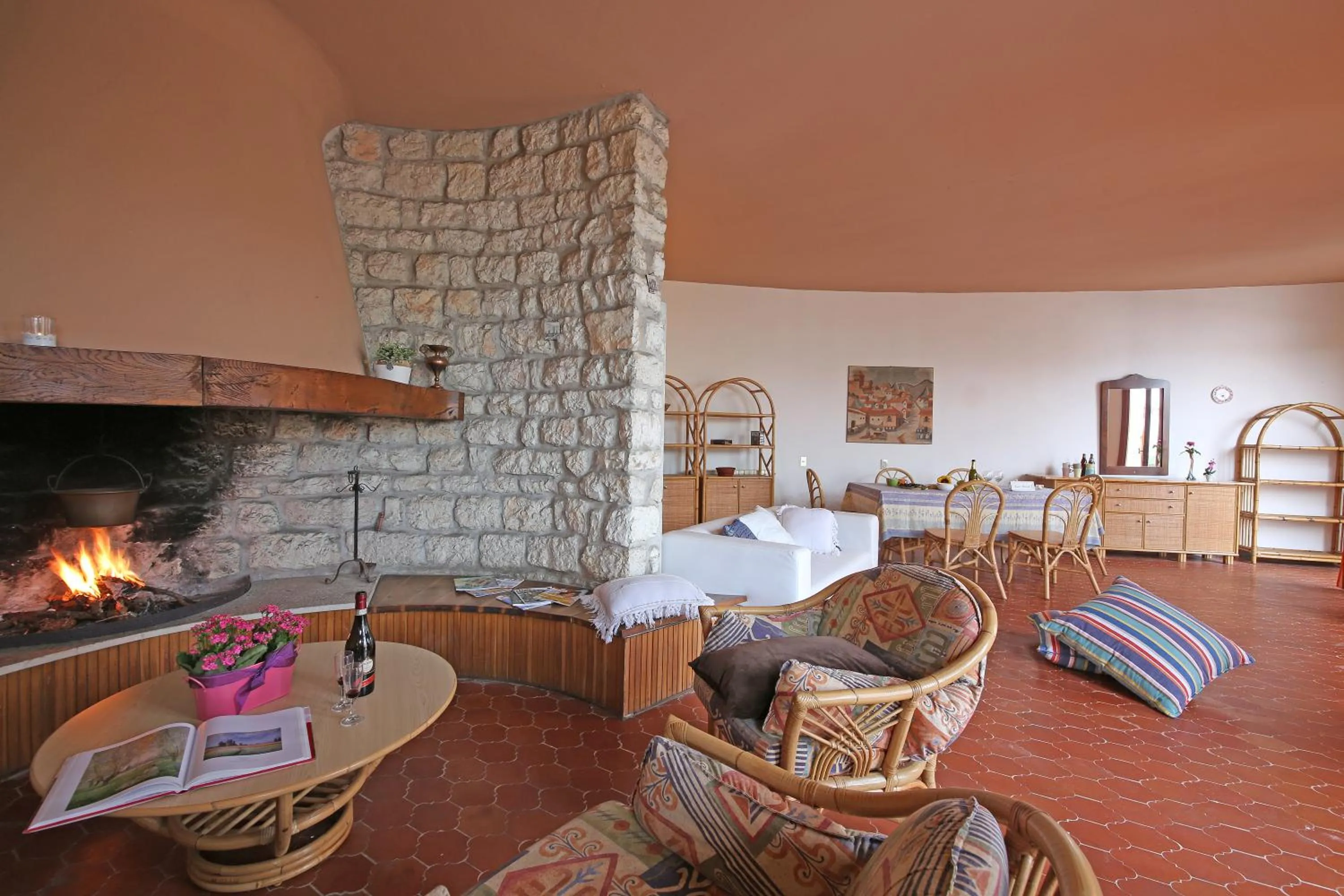 Living room in Villenpark Sanghen