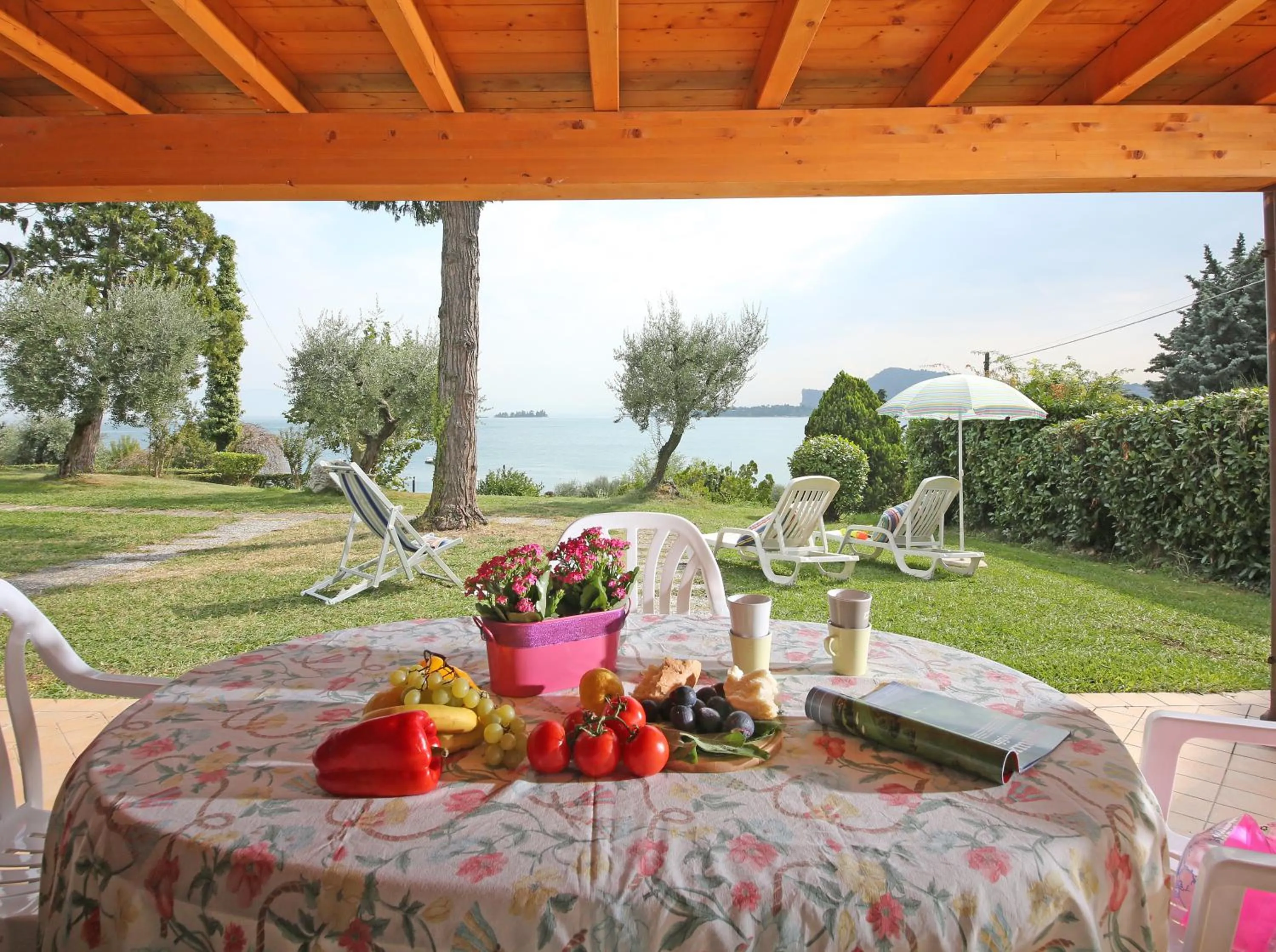 Lake view in Villenpark Sanghen