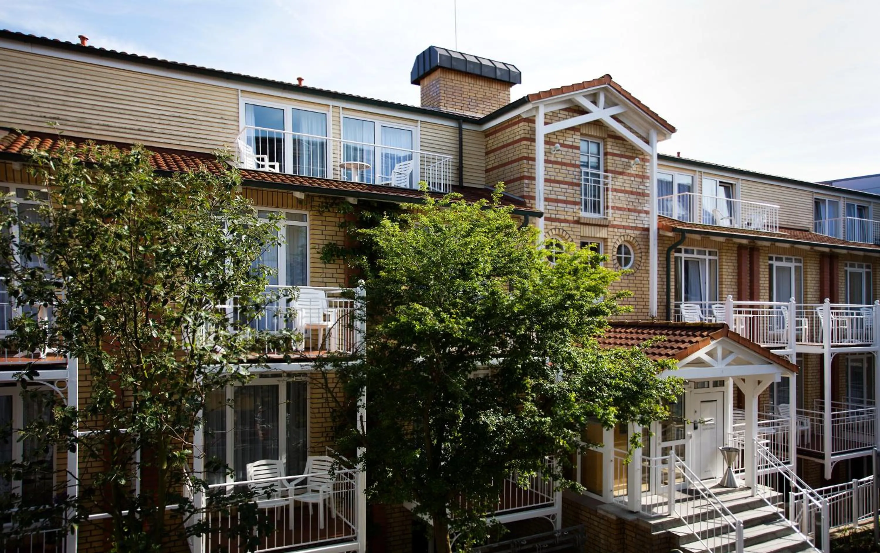 Balcony/Terrace in Michels Gästehaus Meerzeit