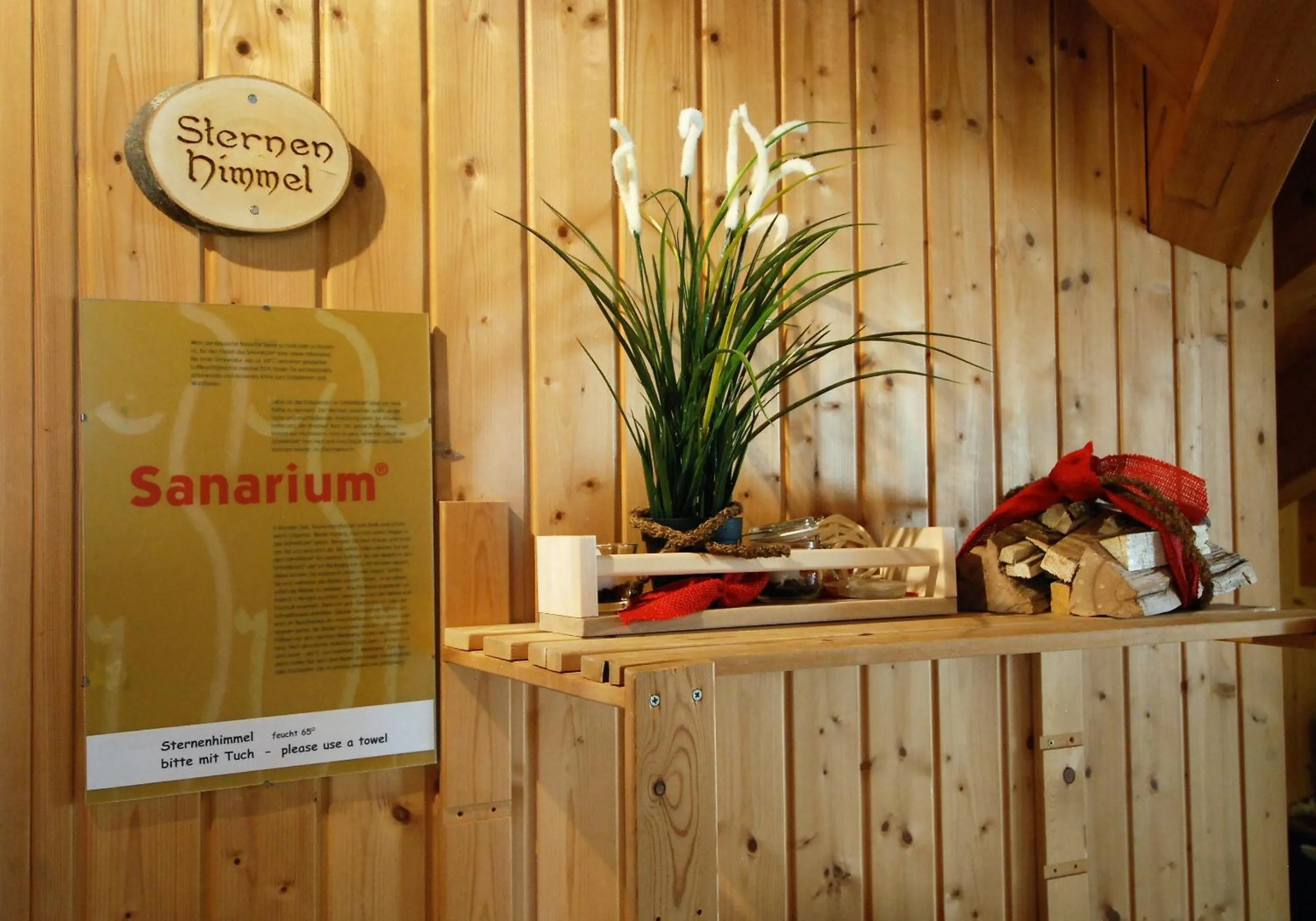 Sauna in Hotel Crystal