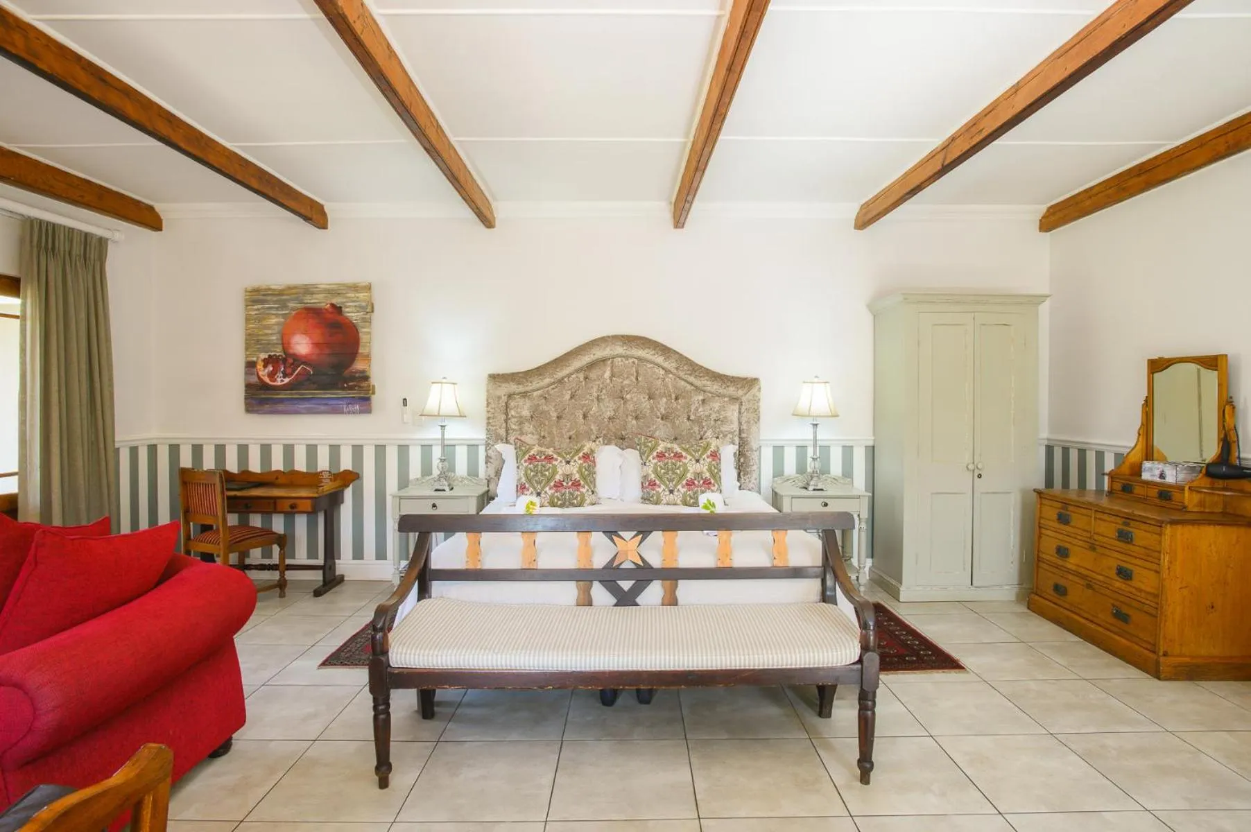 Seating area in Berluda Farmhouse and Cottages