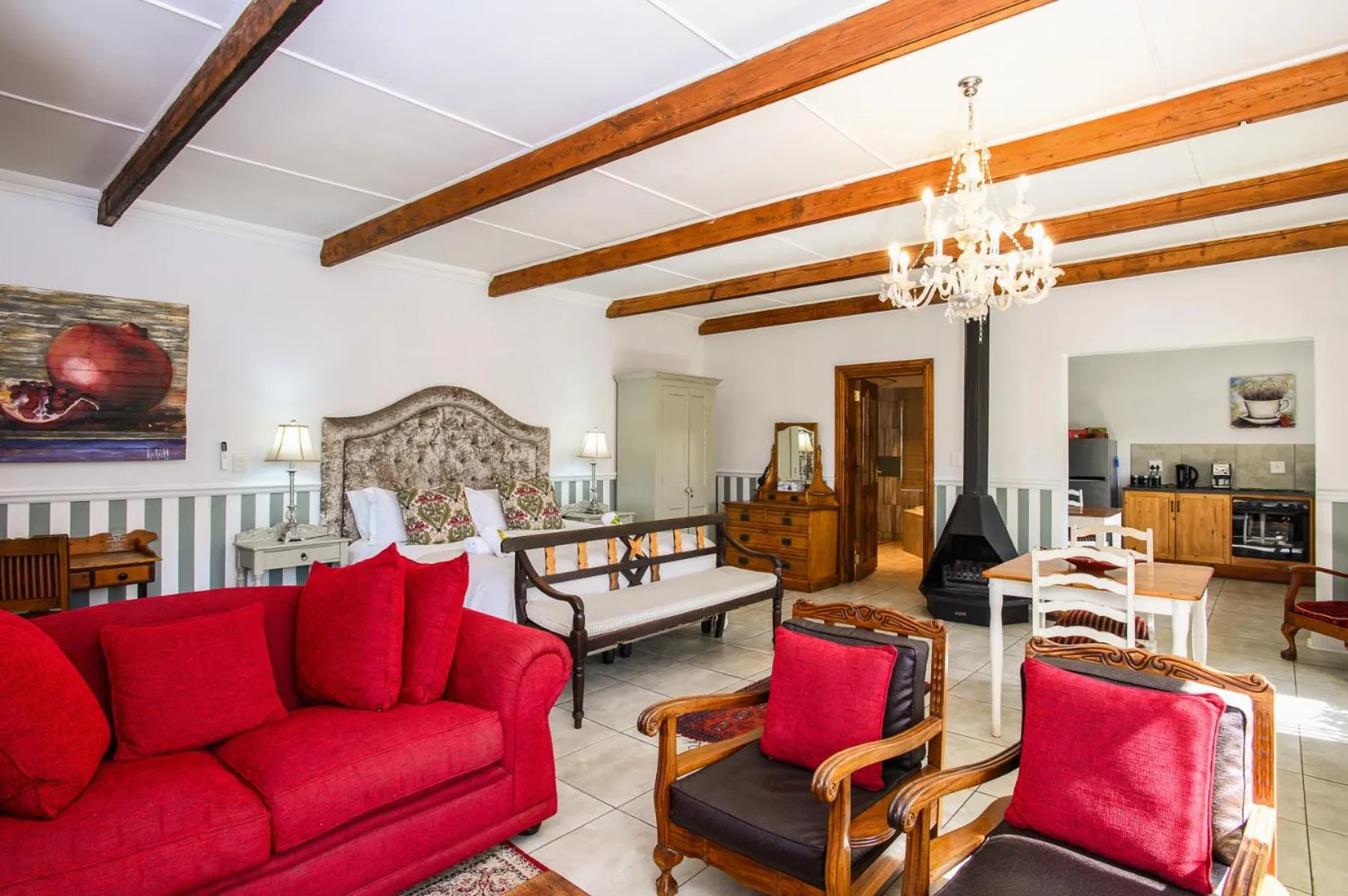 Seating area in Berluda Farmhouse and Cottages