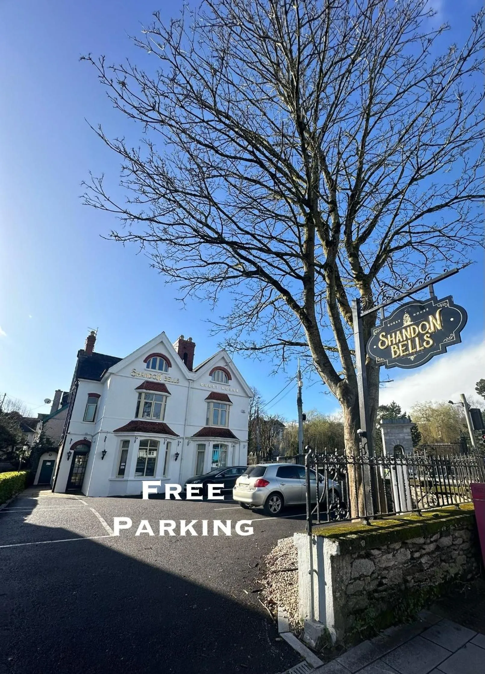 Parking in Shandon Bells Guest House