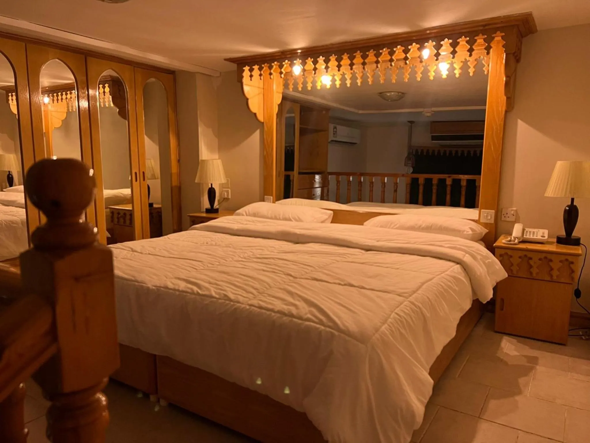 Bed in Kuwait Palace Hotel