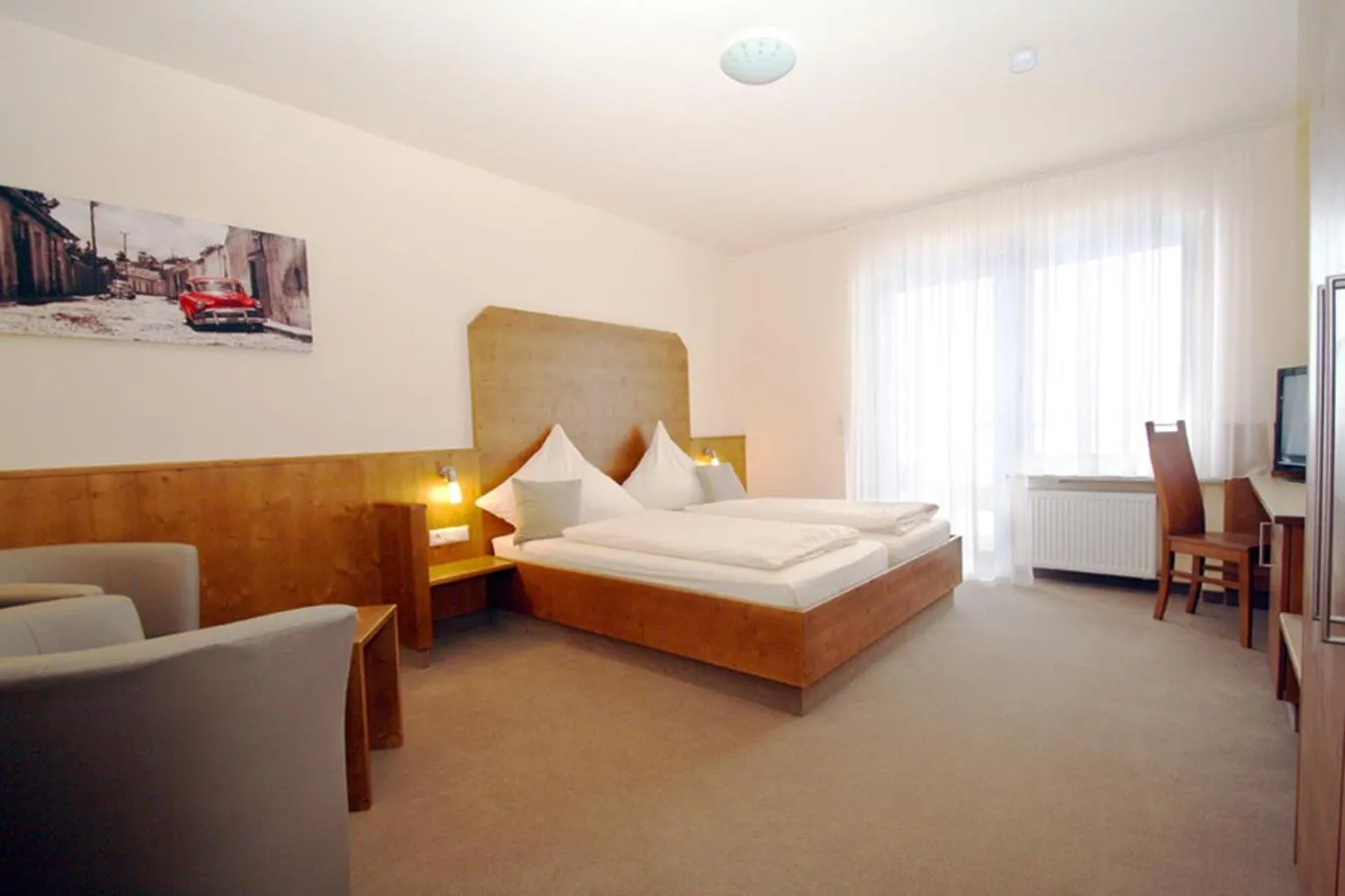 Bedroom, Bed in Hotel-Restaurant Gasthaus Bonimeier