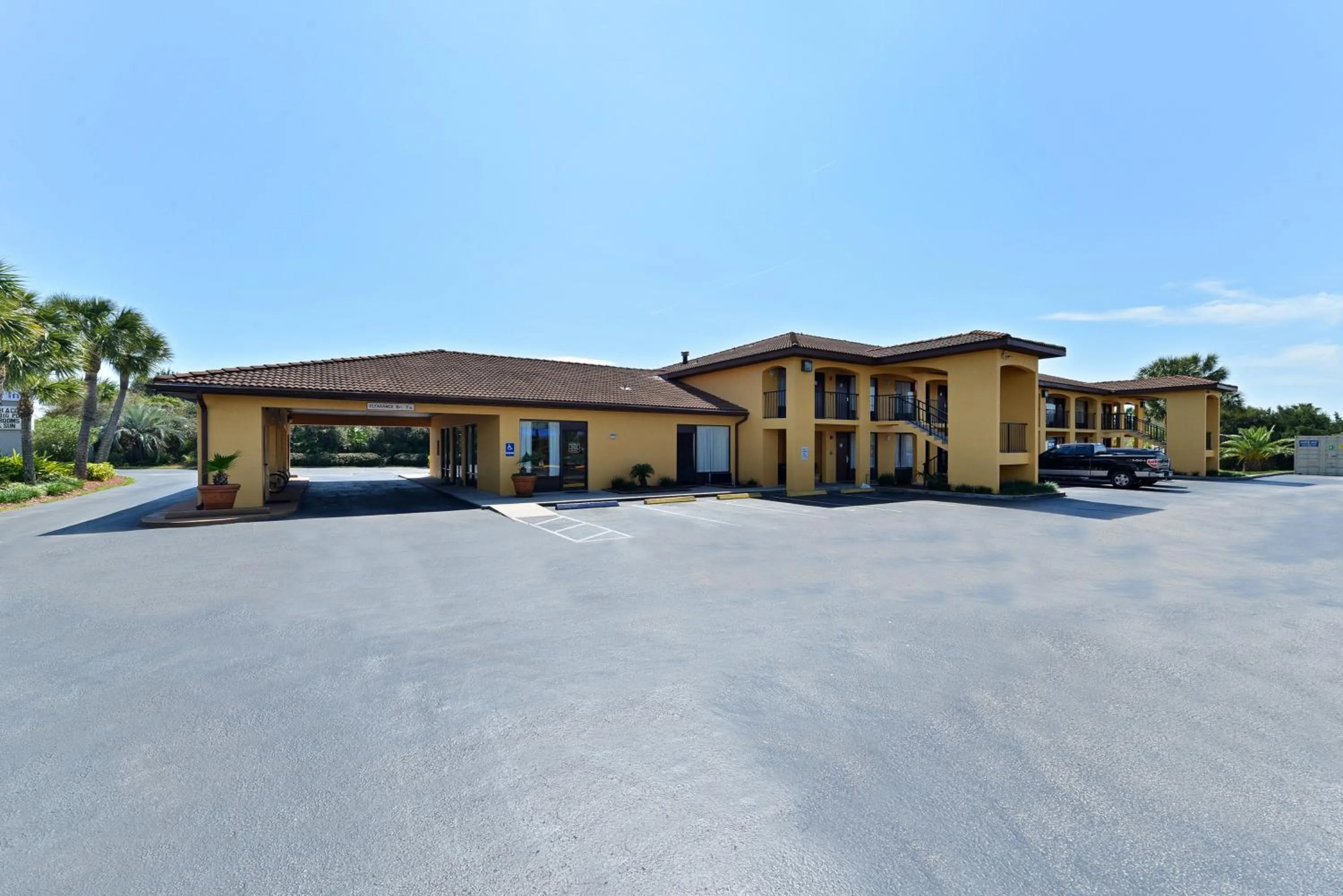Property building in Americas Best Value Inn Ocean Inn