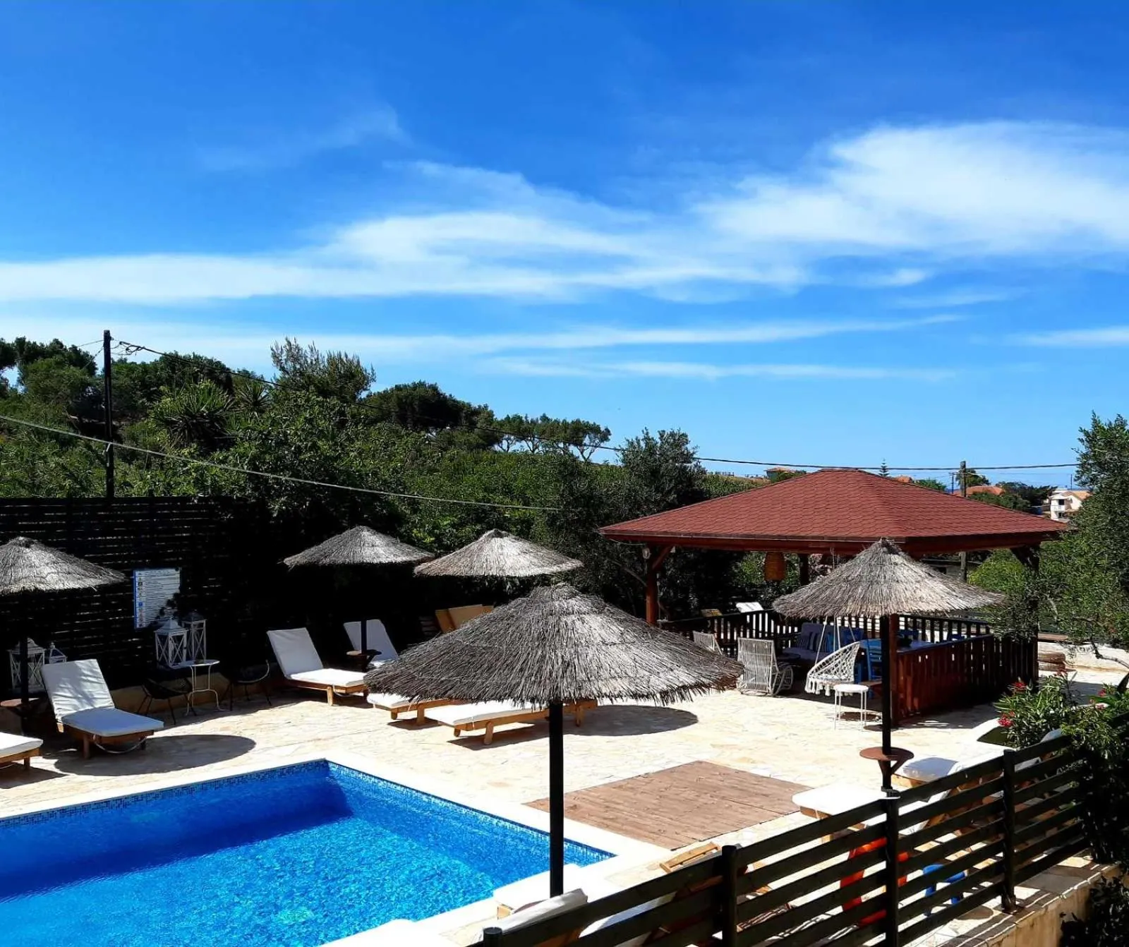 Pool view in Alegria Villas Complex