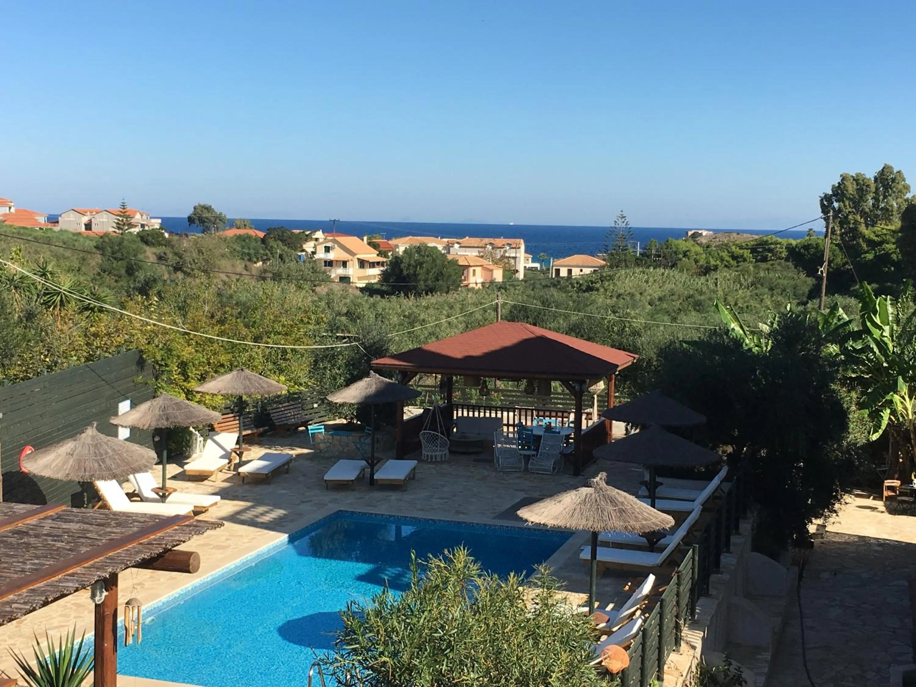 Pool view in Alegria Villas Complex