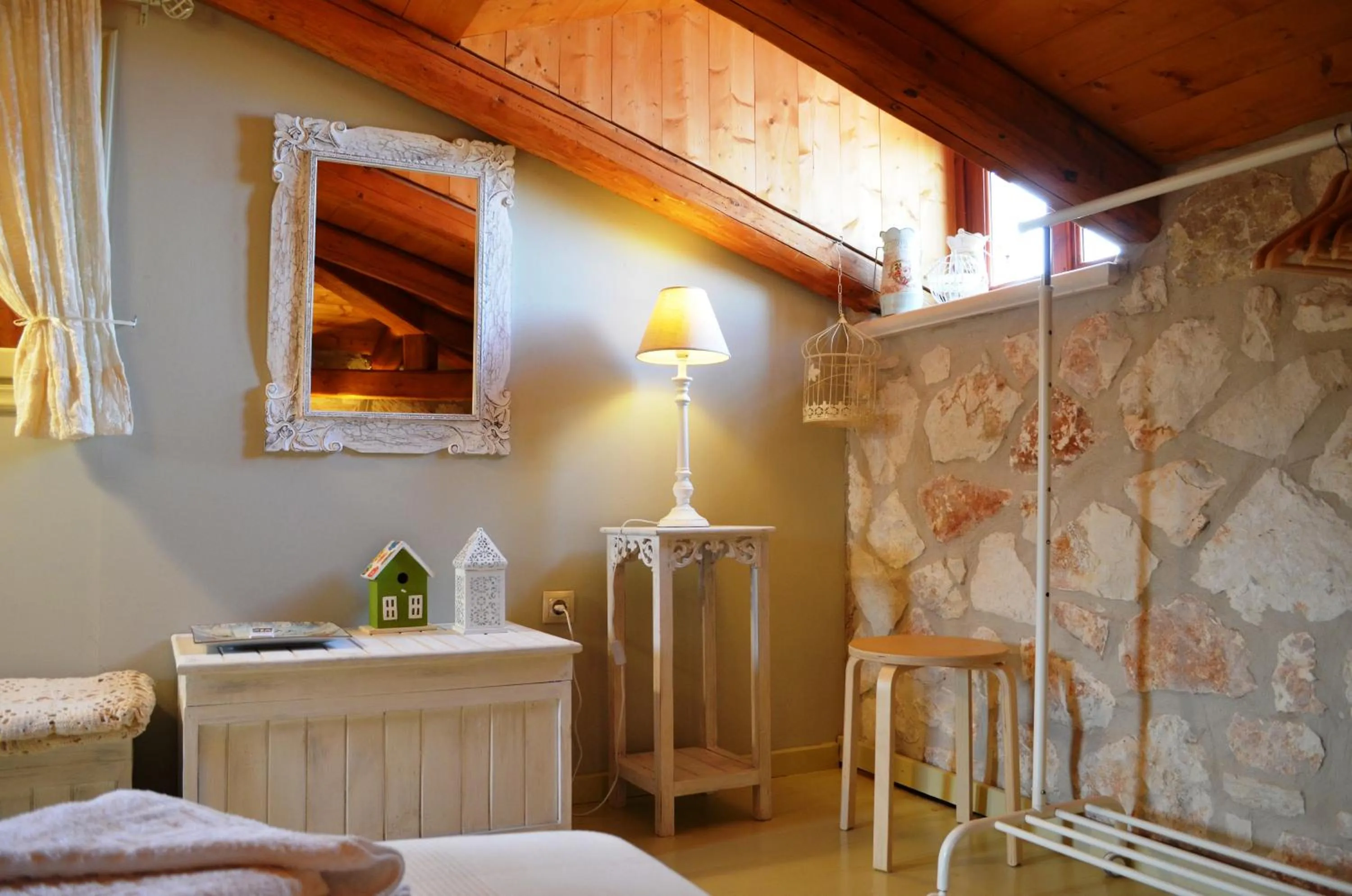 Decorative detail, Bed in Alegria Villas Complex