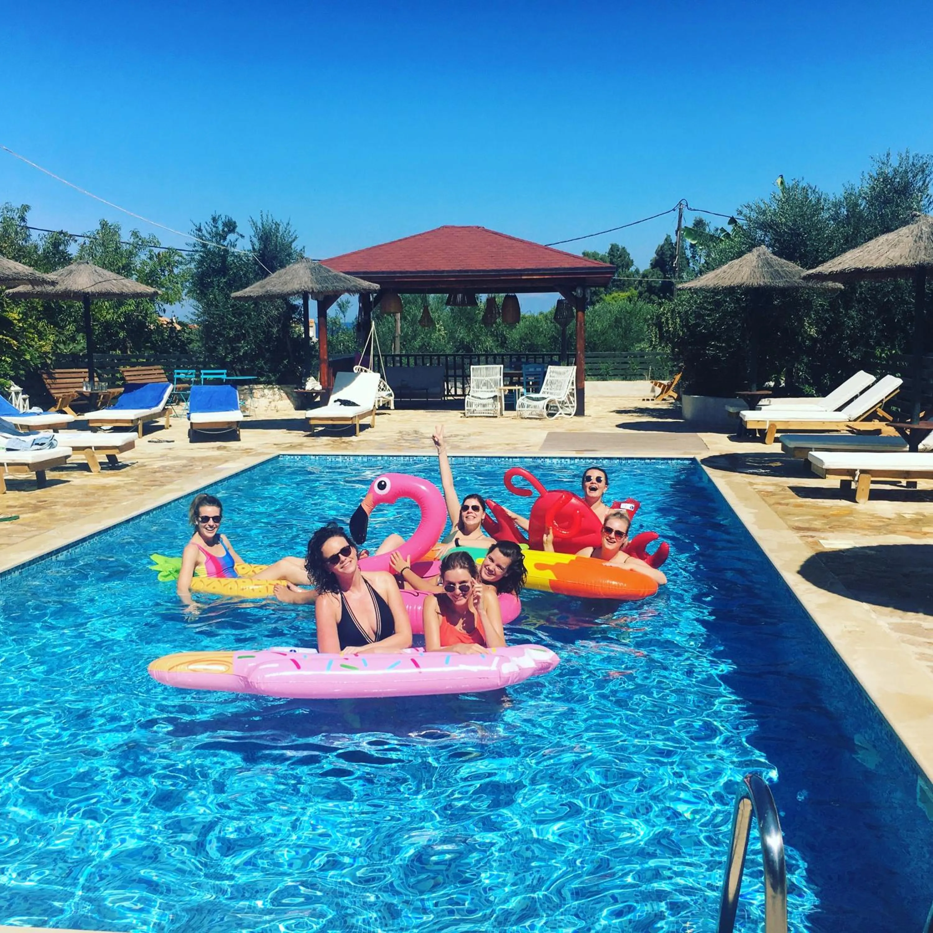 Swimming pool in Alegria Villas Complex