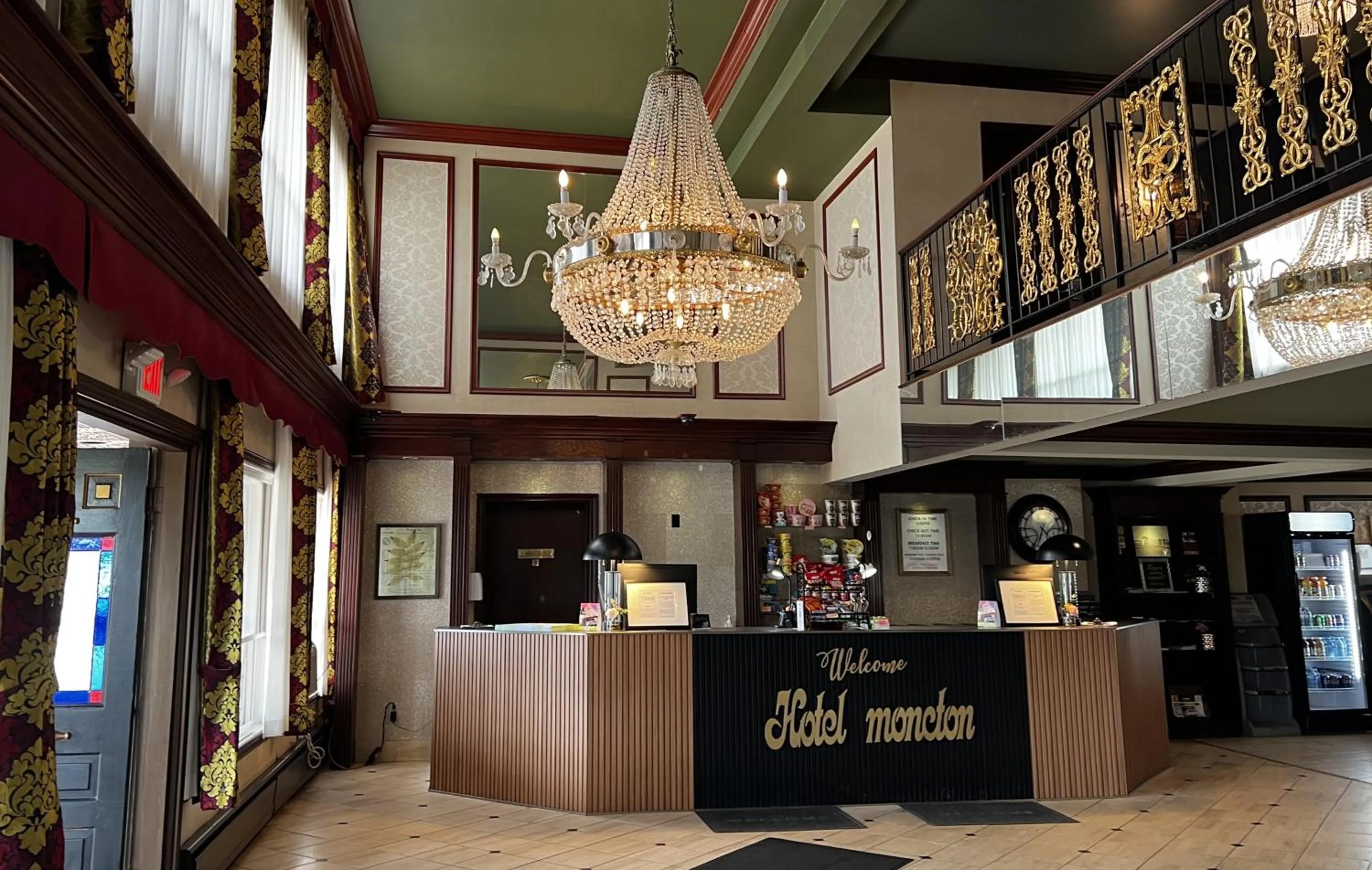 Lobby or reception in Hotel Moncton