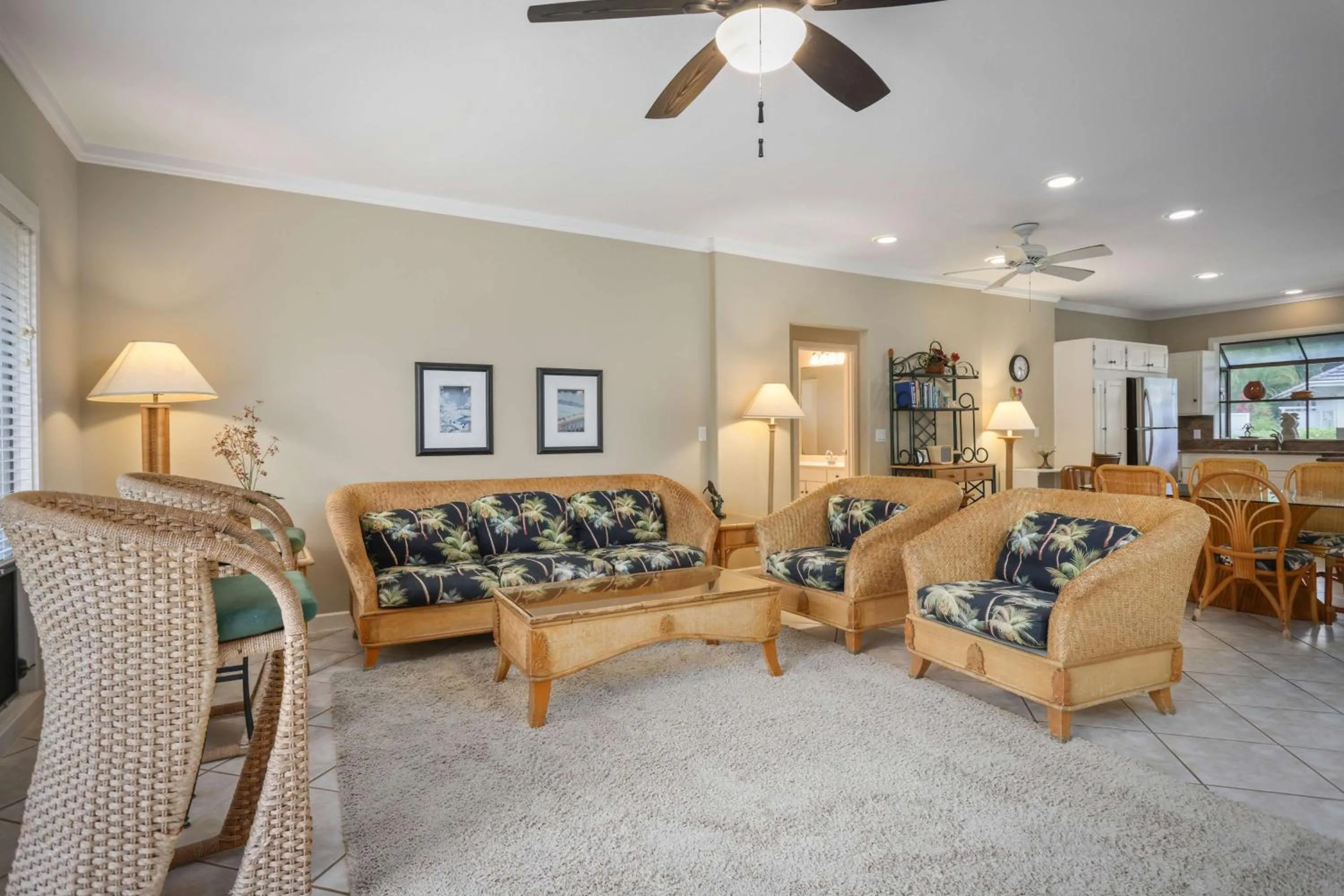 Living room in Aston At Poipu Kai