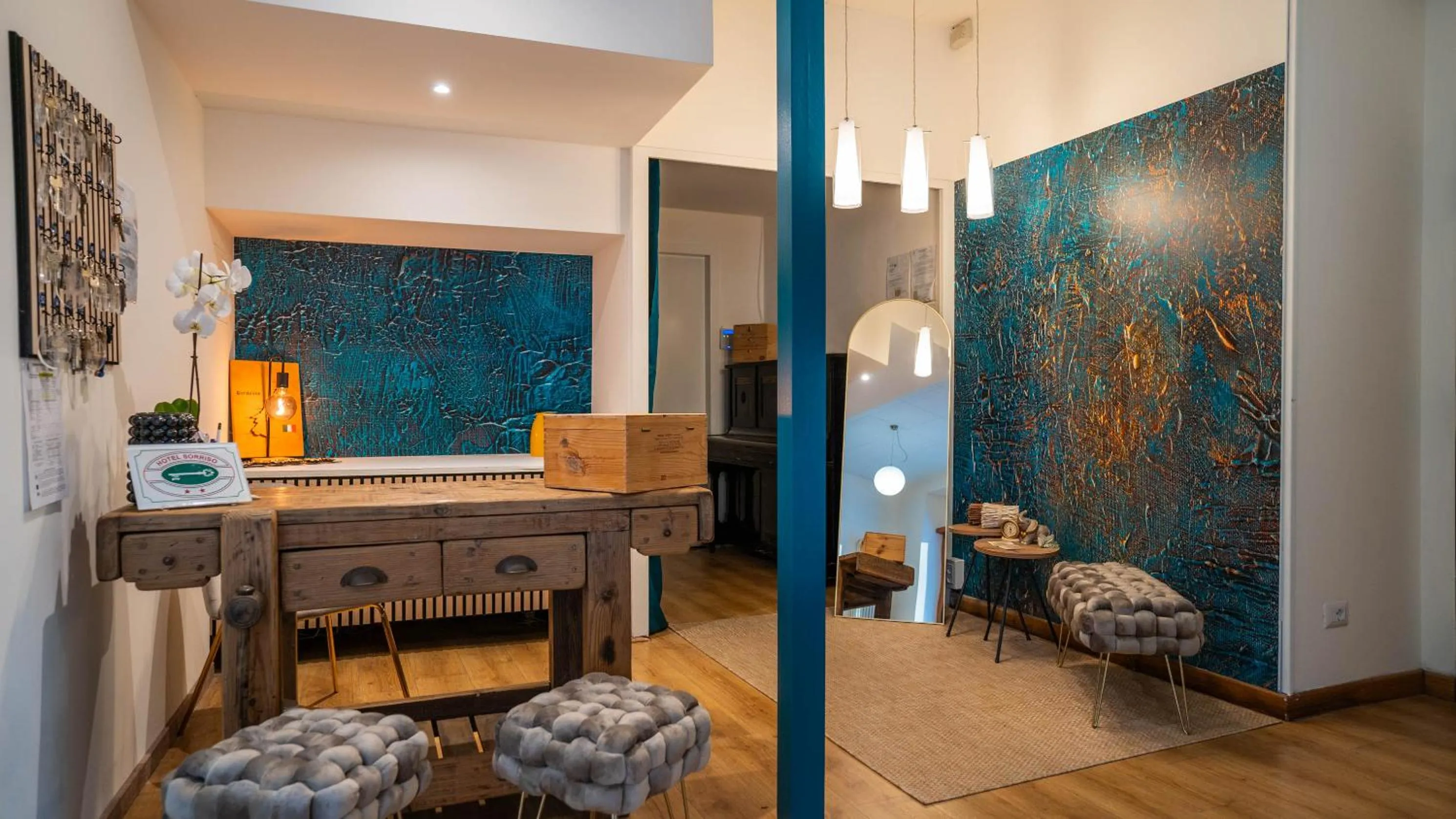 Lobby or reception in Hotel Sorriso