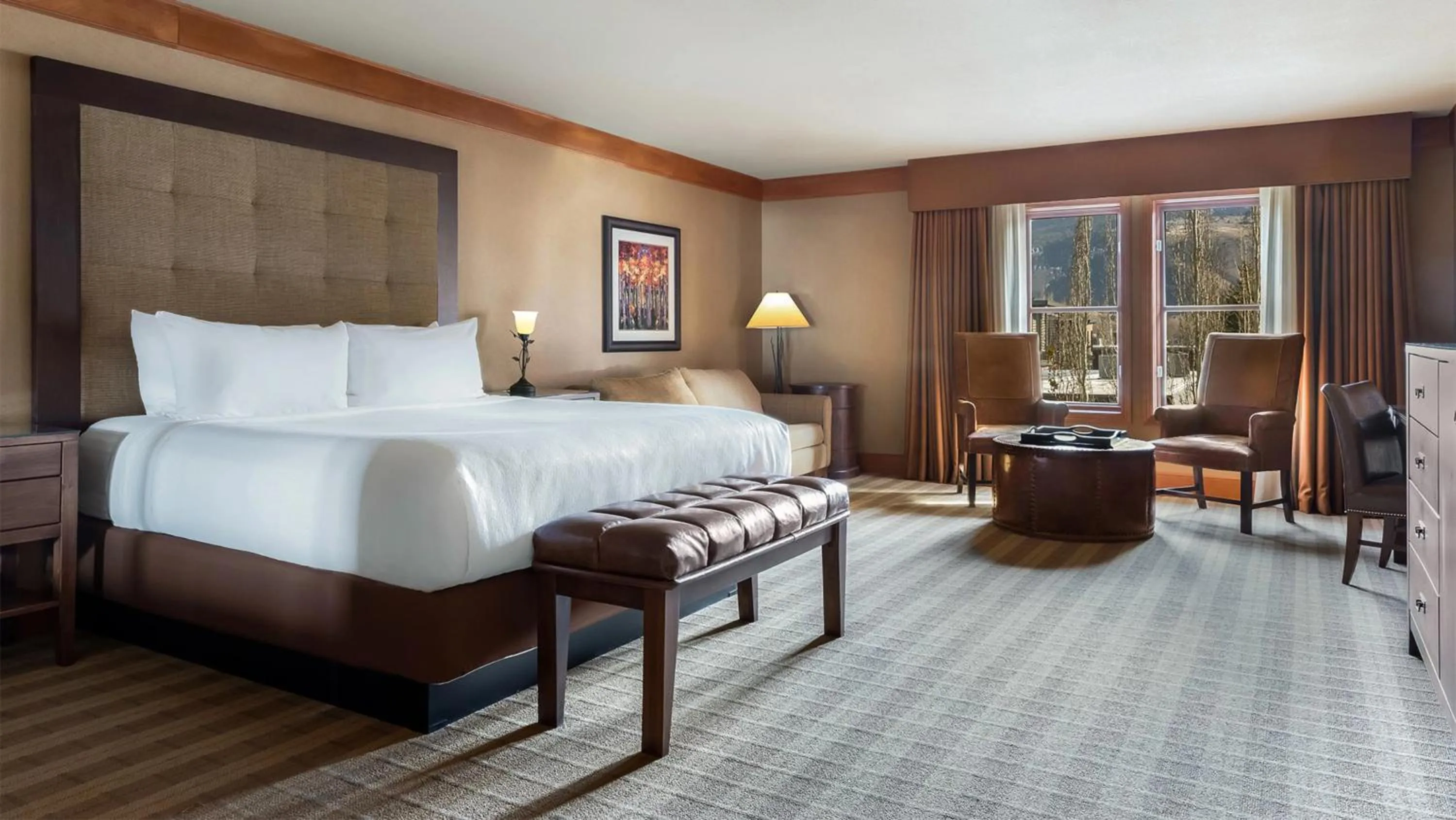 Bed in Wyoming Inn of Jackson Hole