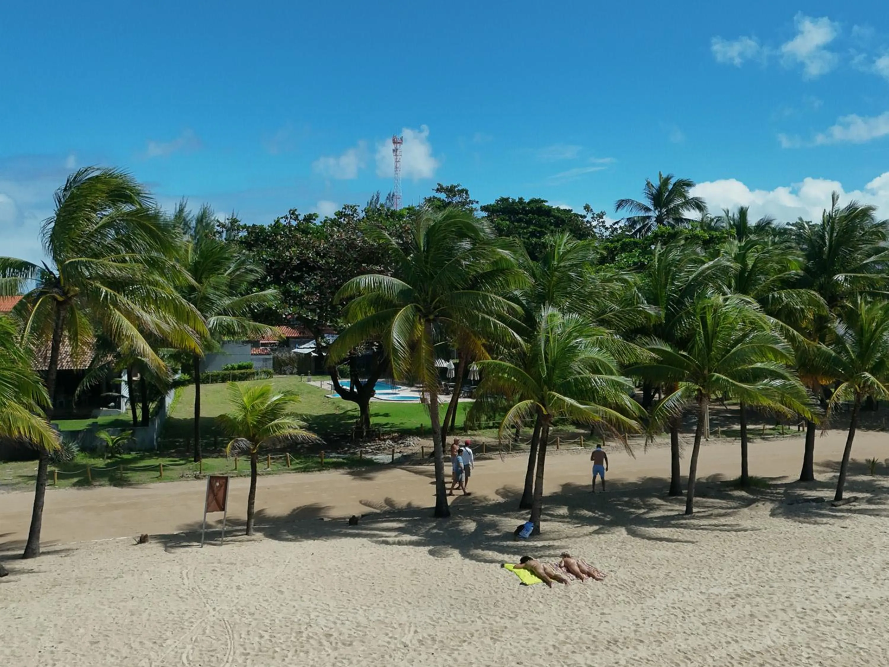 Sea view in Pousada dos Coqueiros