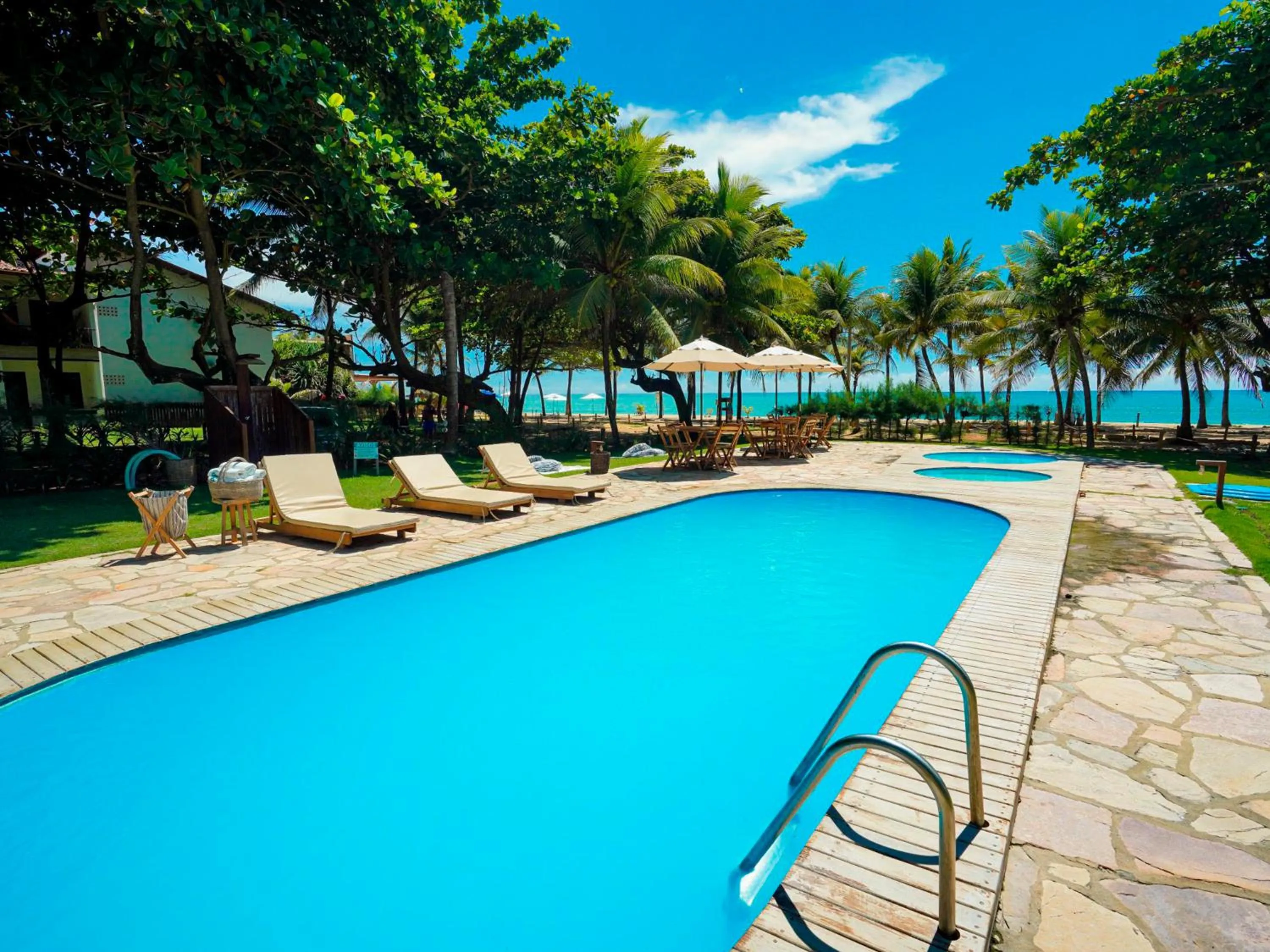 Swimming pool in Pousada dos Coqueiros