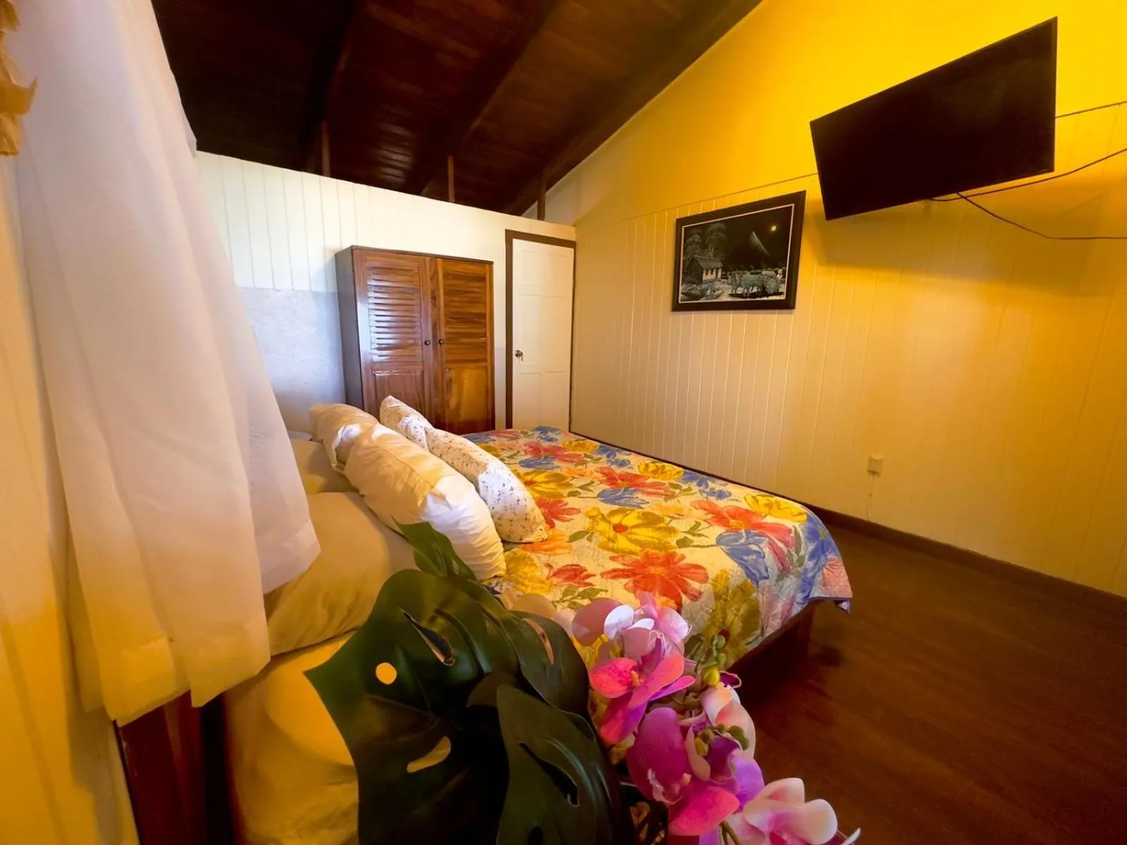 Bed in Hotel Brasilito