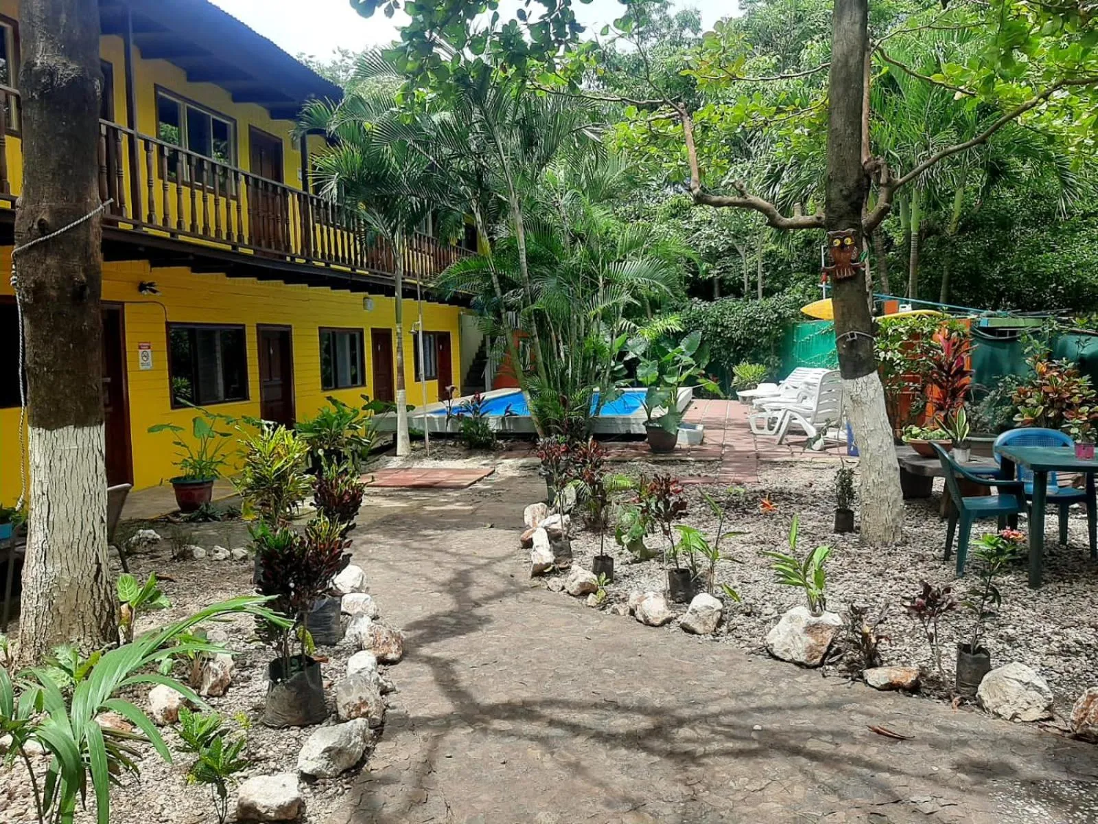 Patio in Hotel Brasilito