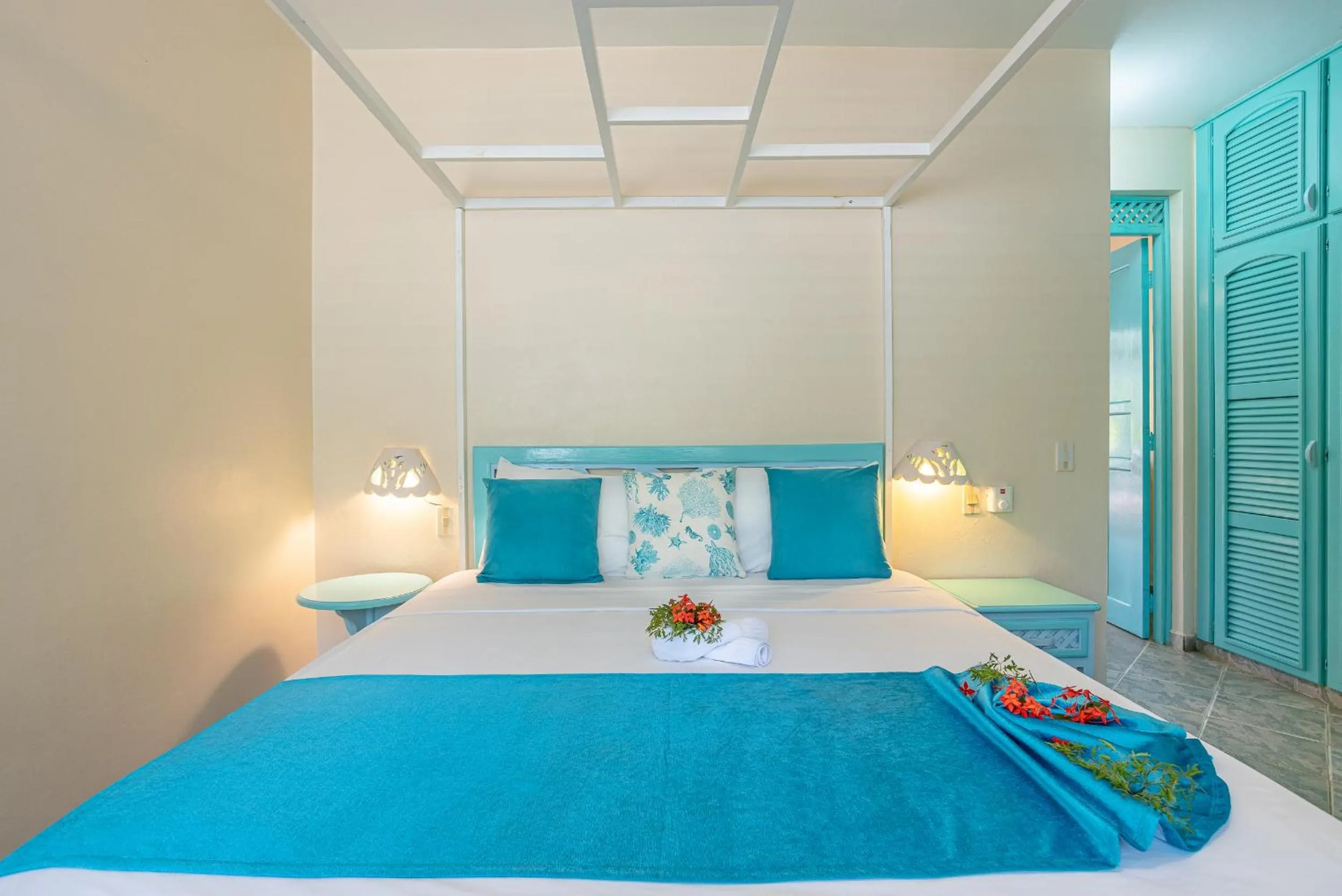 Bedroom, Bed in Hotel Playa Colibri