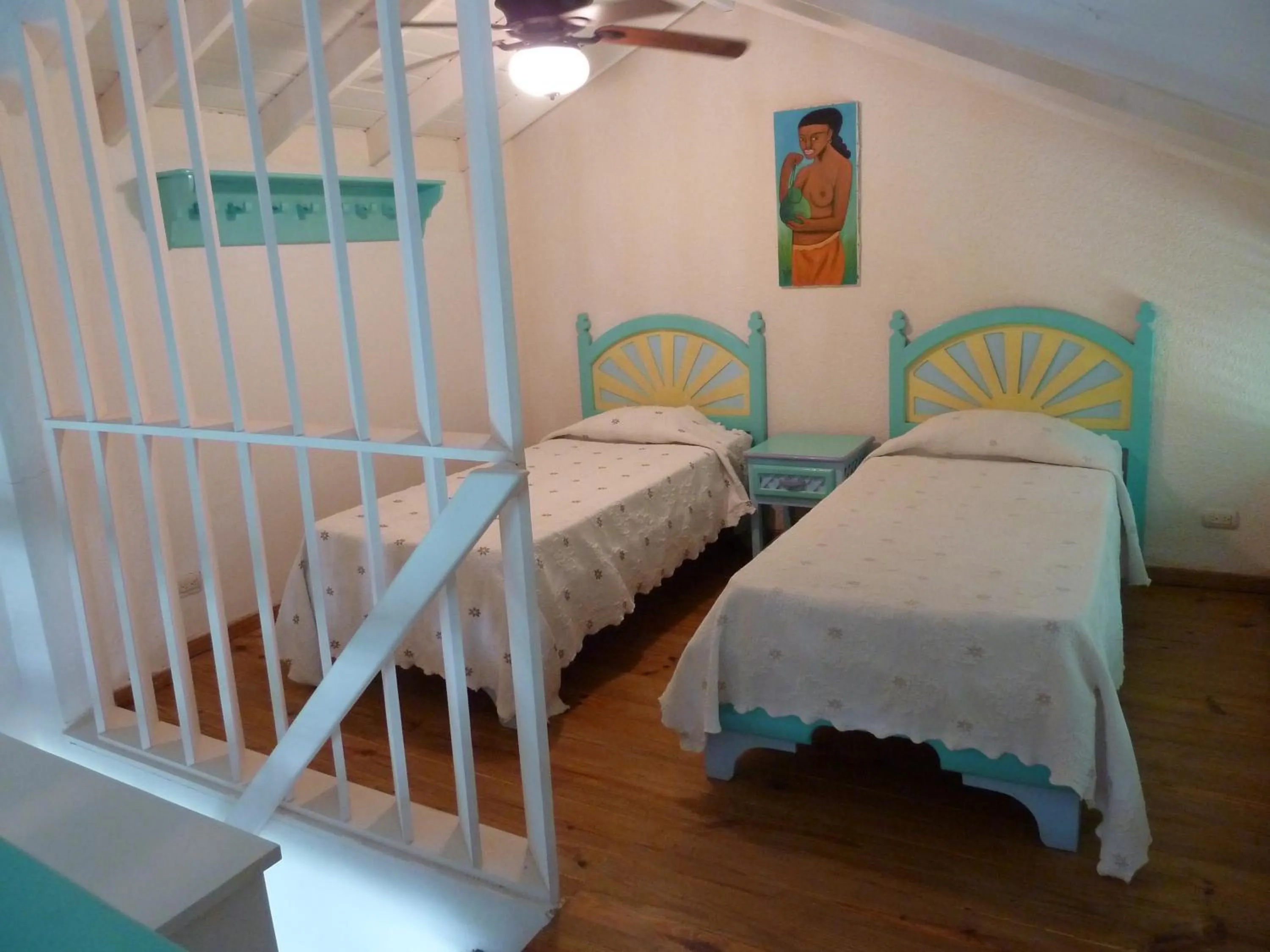 Bed in Hotel Playa Colibri