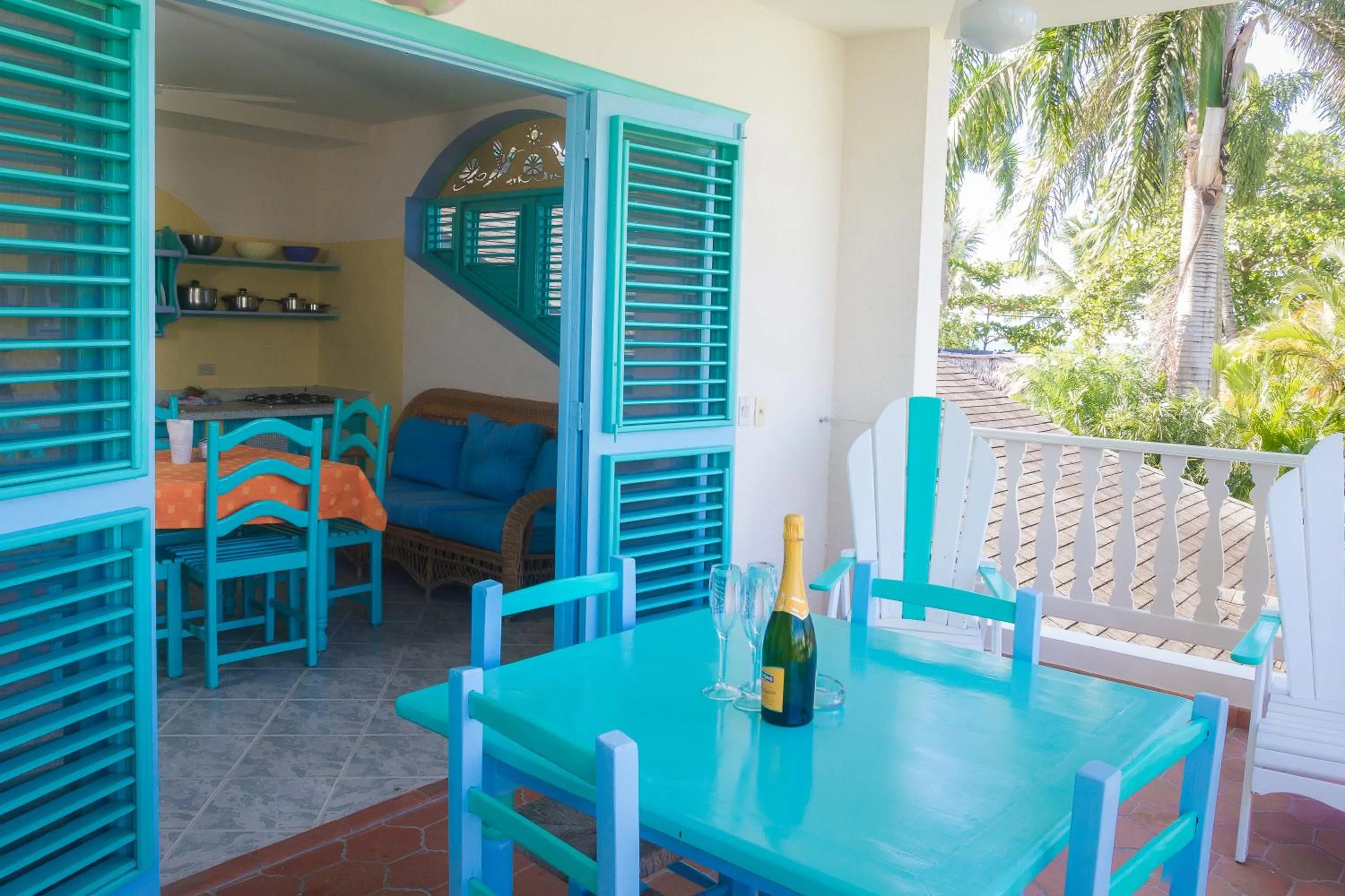 Balcony/Terrace in Hotel Playa Colibri