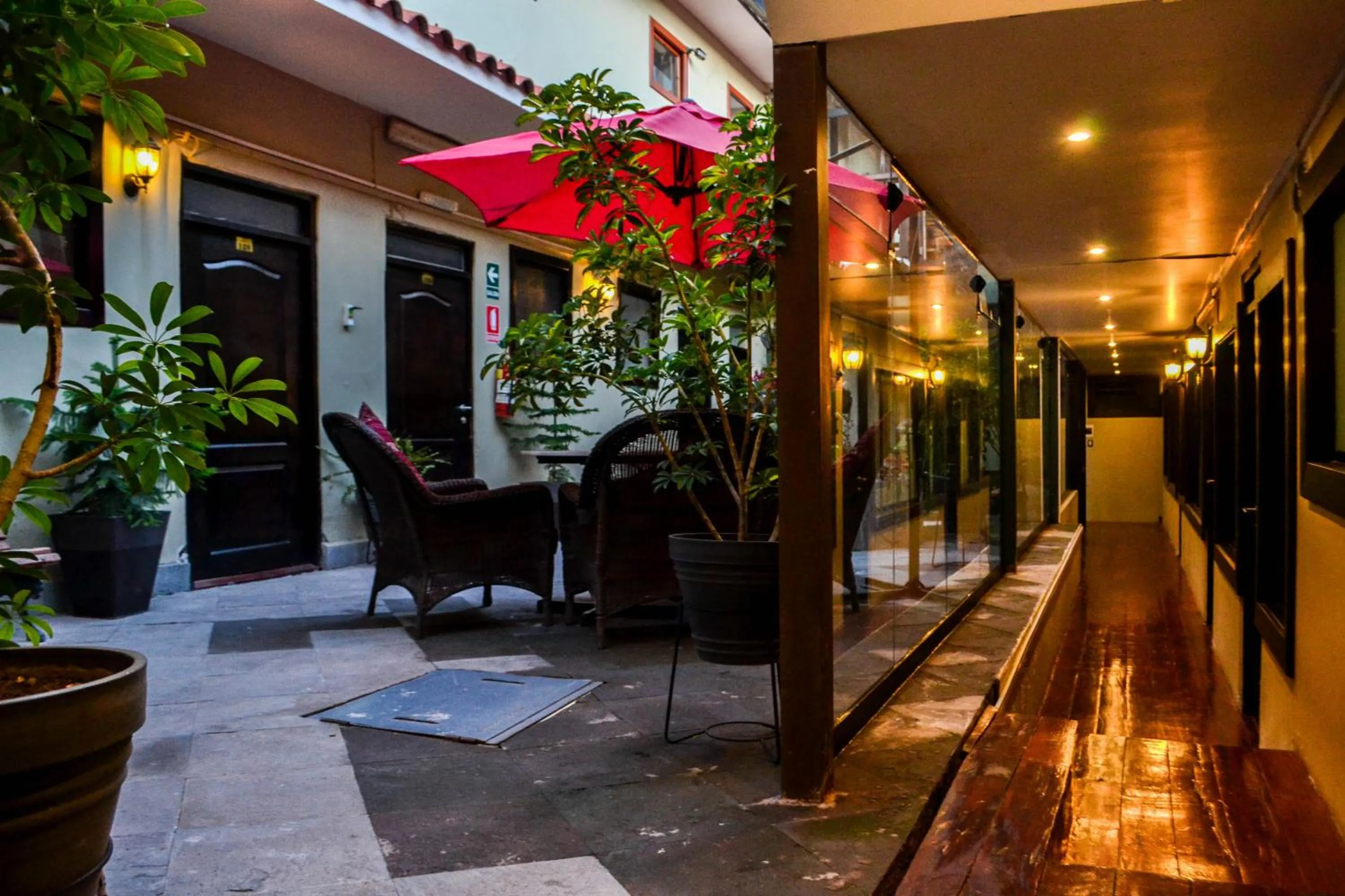 Patio in Hotel Royal Qosqo