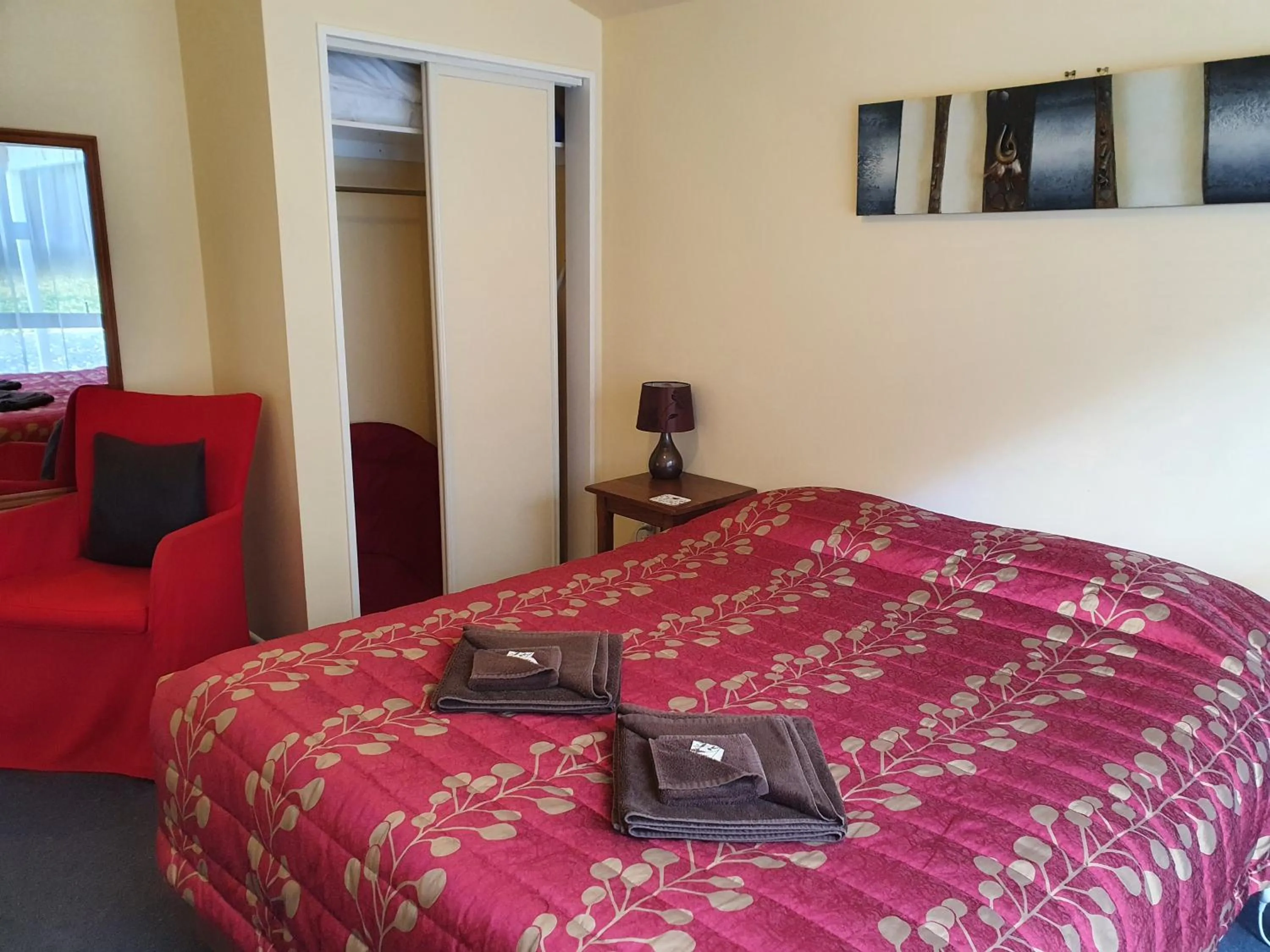 Bed in Havelock Garden Motel