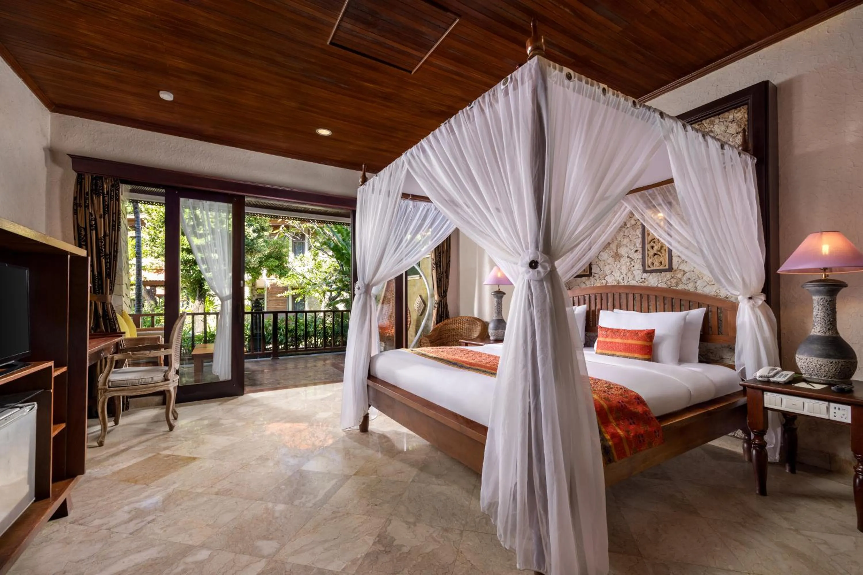 Bed in Bali Tropic Resort & Spa - CHSE Certified