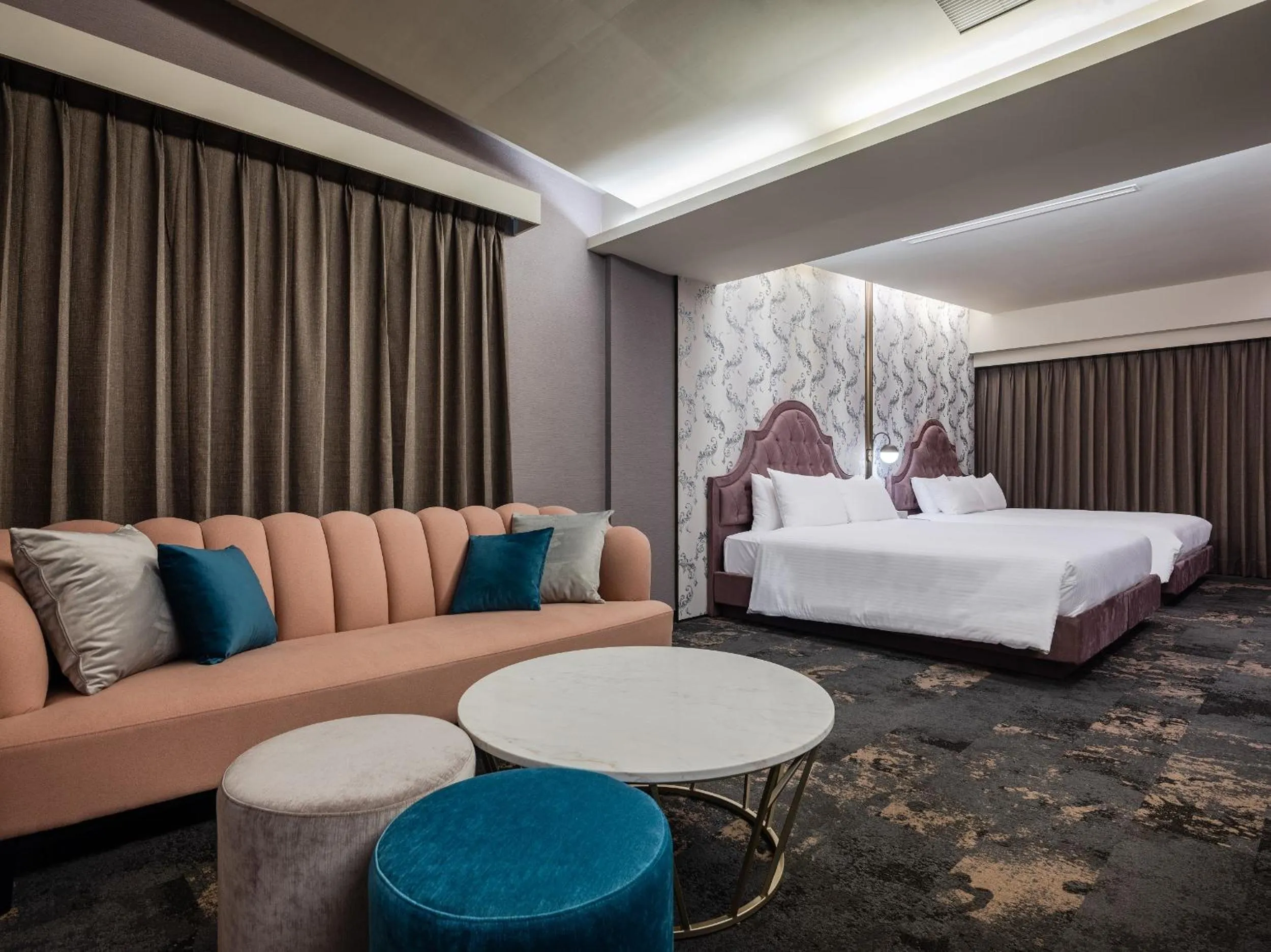 Living room, Bed in Kung Shang Design Hotel