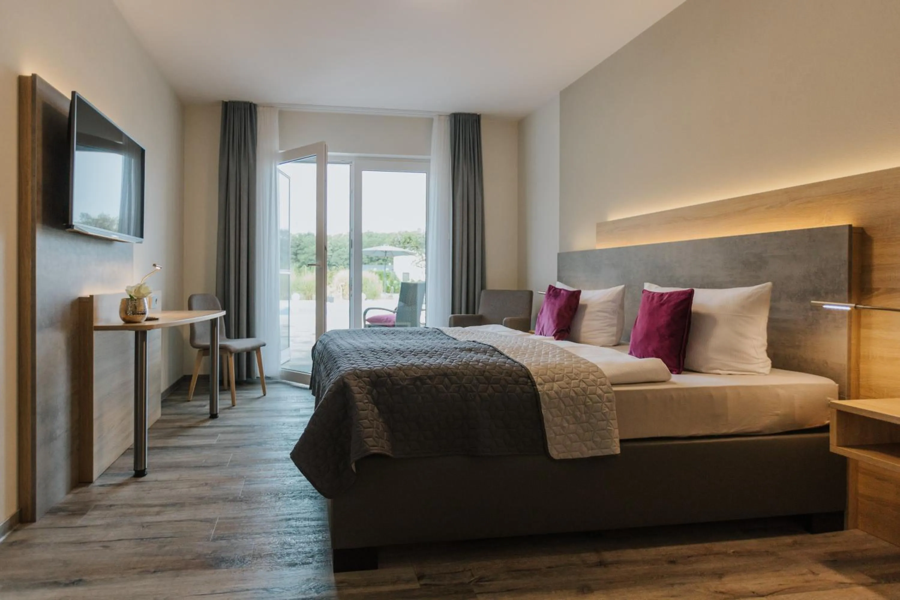Bed in Casamia Hotel Spremberg
