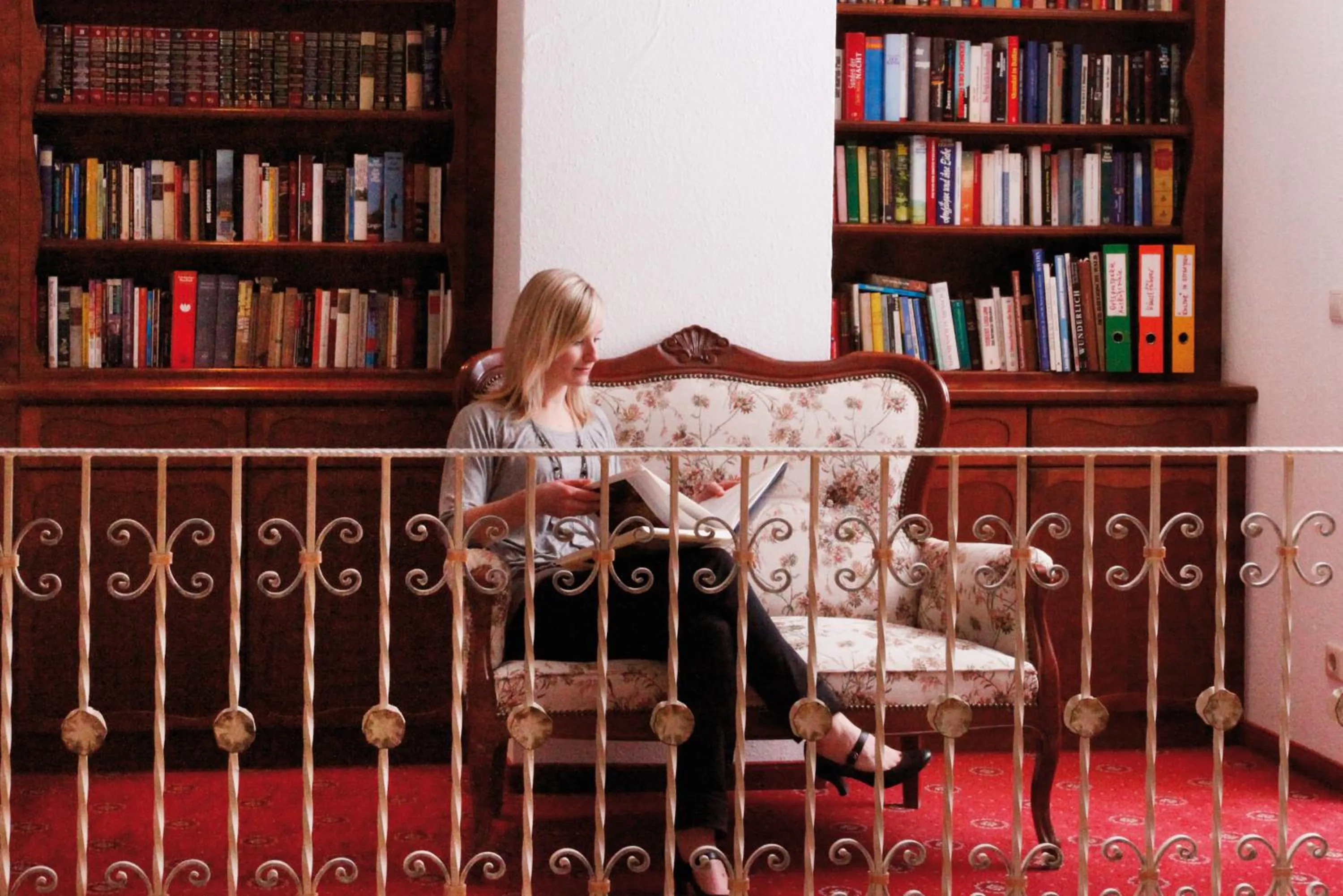 Library in Hotel Quellenhof