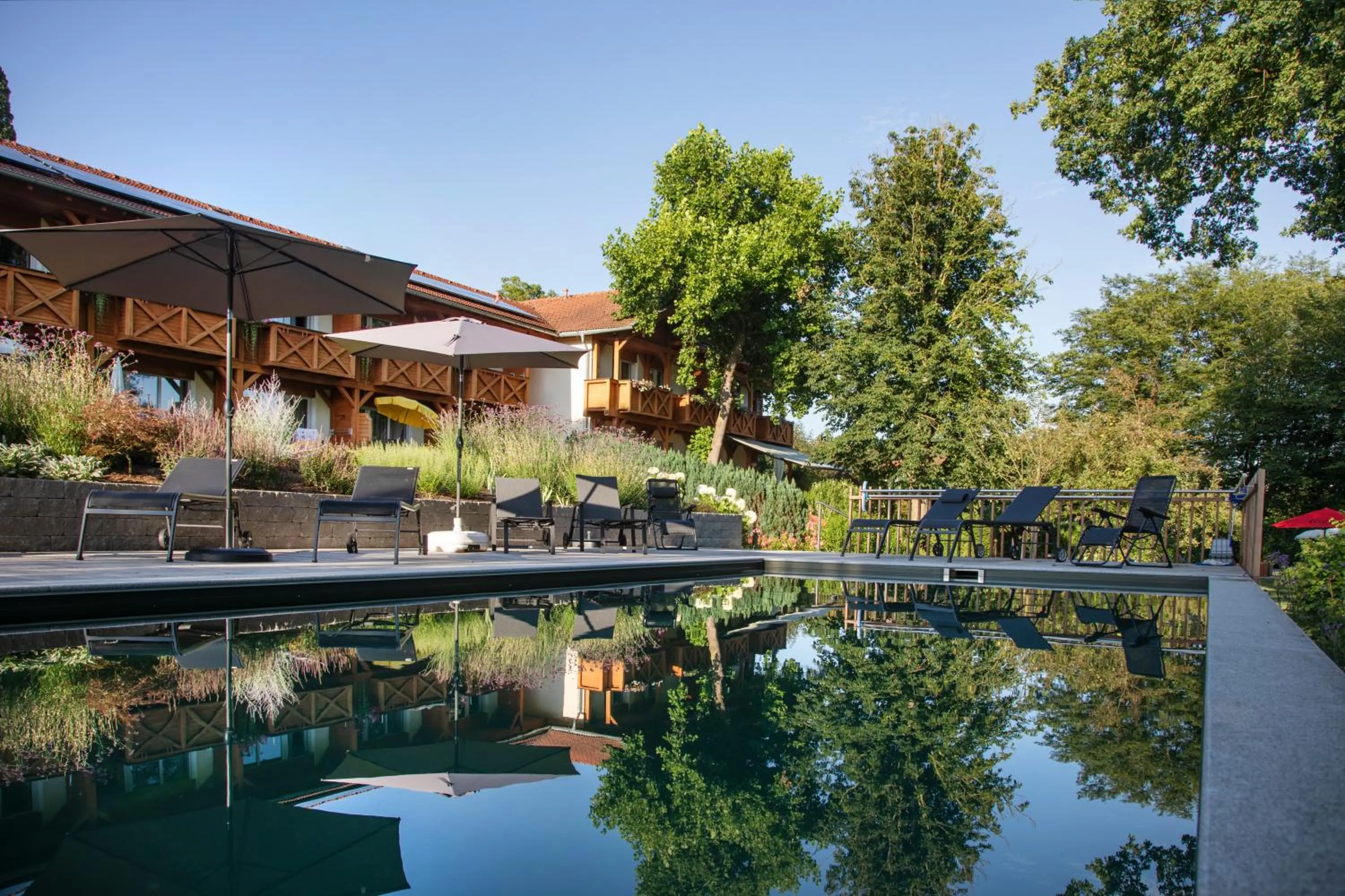 Lake view in Hotel Quellenhof