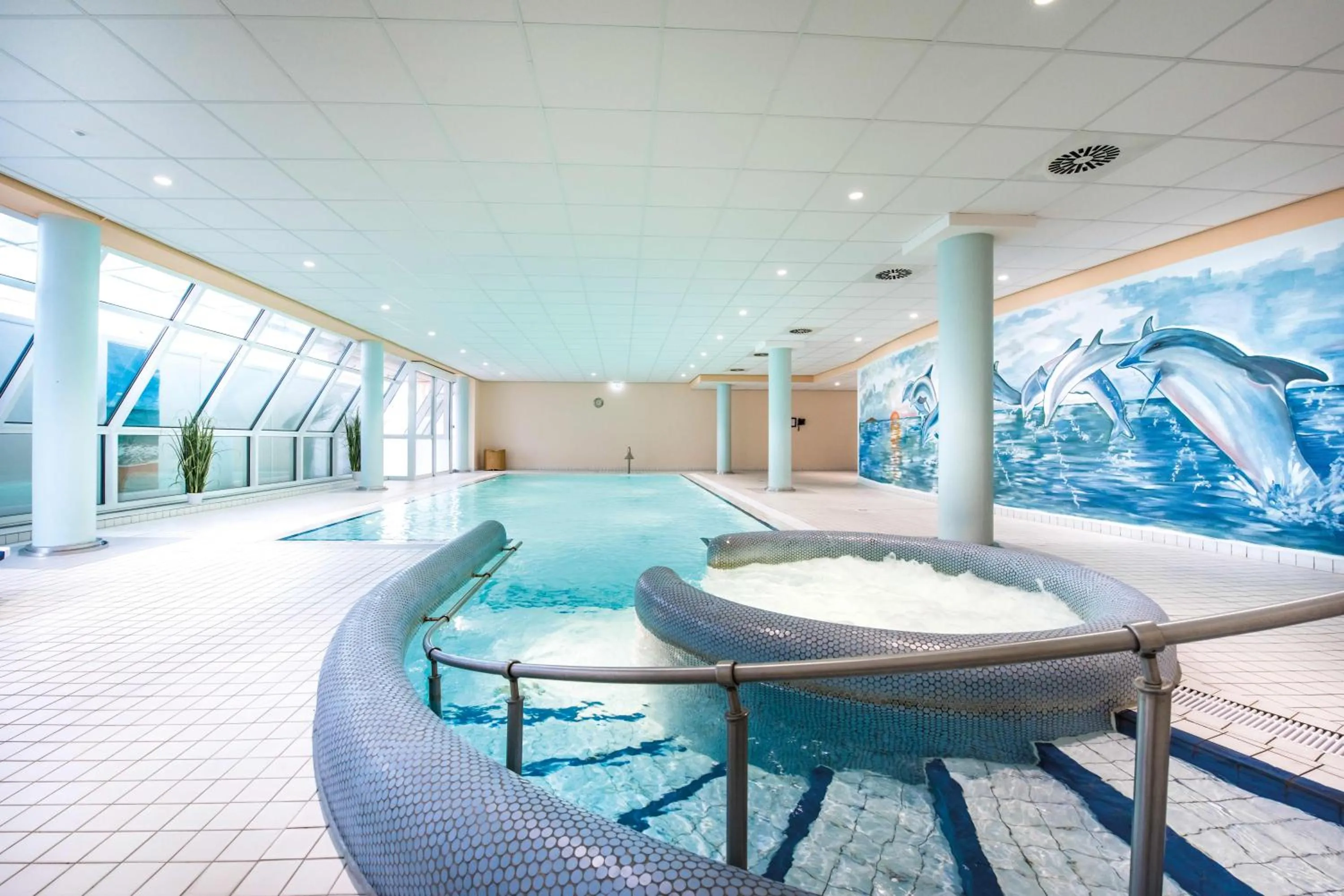 Pool view in Hotel Novum