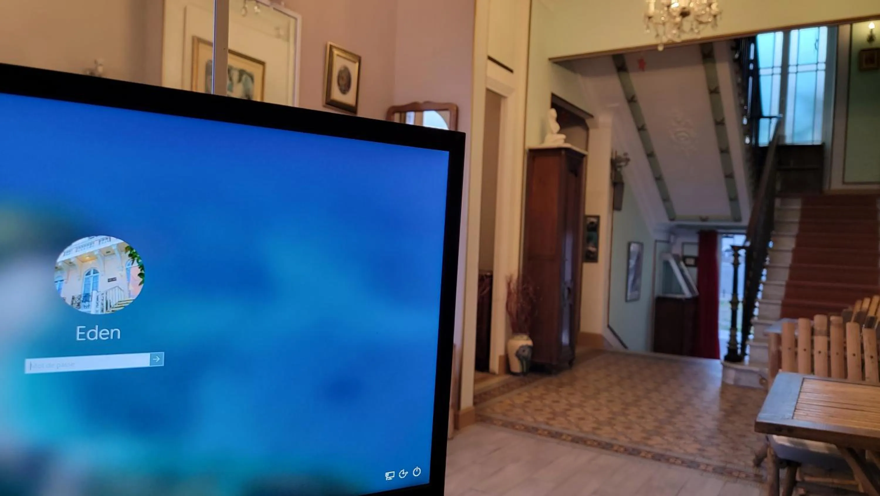 Living room in Villa Eden