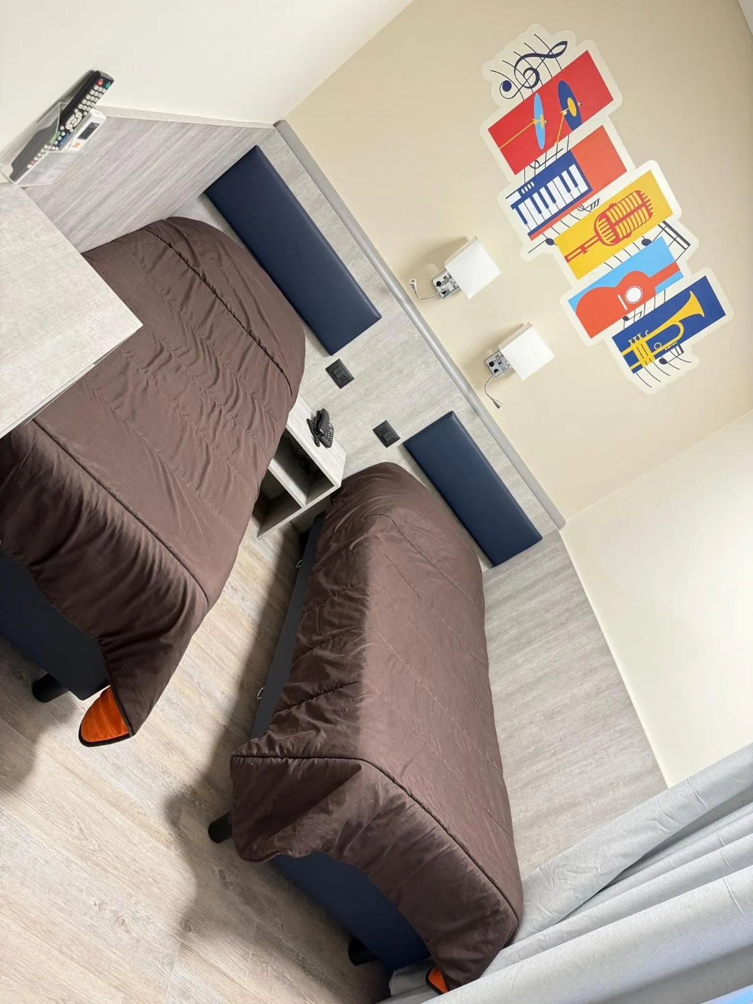 Bed in Hotel Esperia