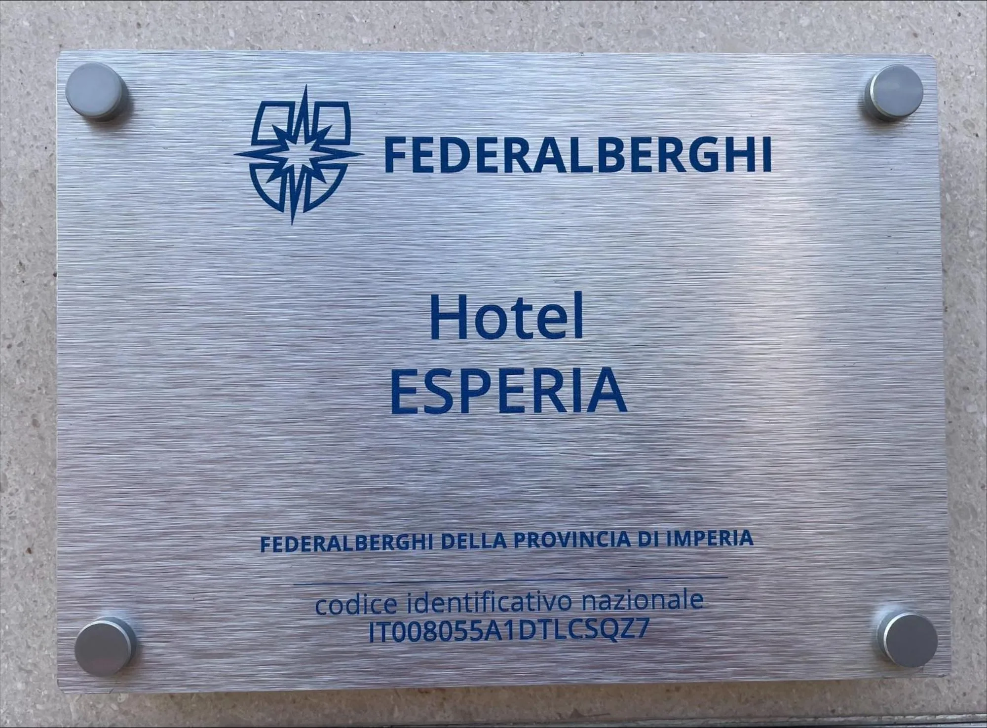 Property logo or sign in Hotel Esperia