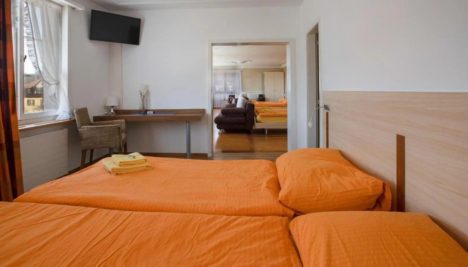 Photo of the whole room, Bed in Hotel Rotes Kreuz