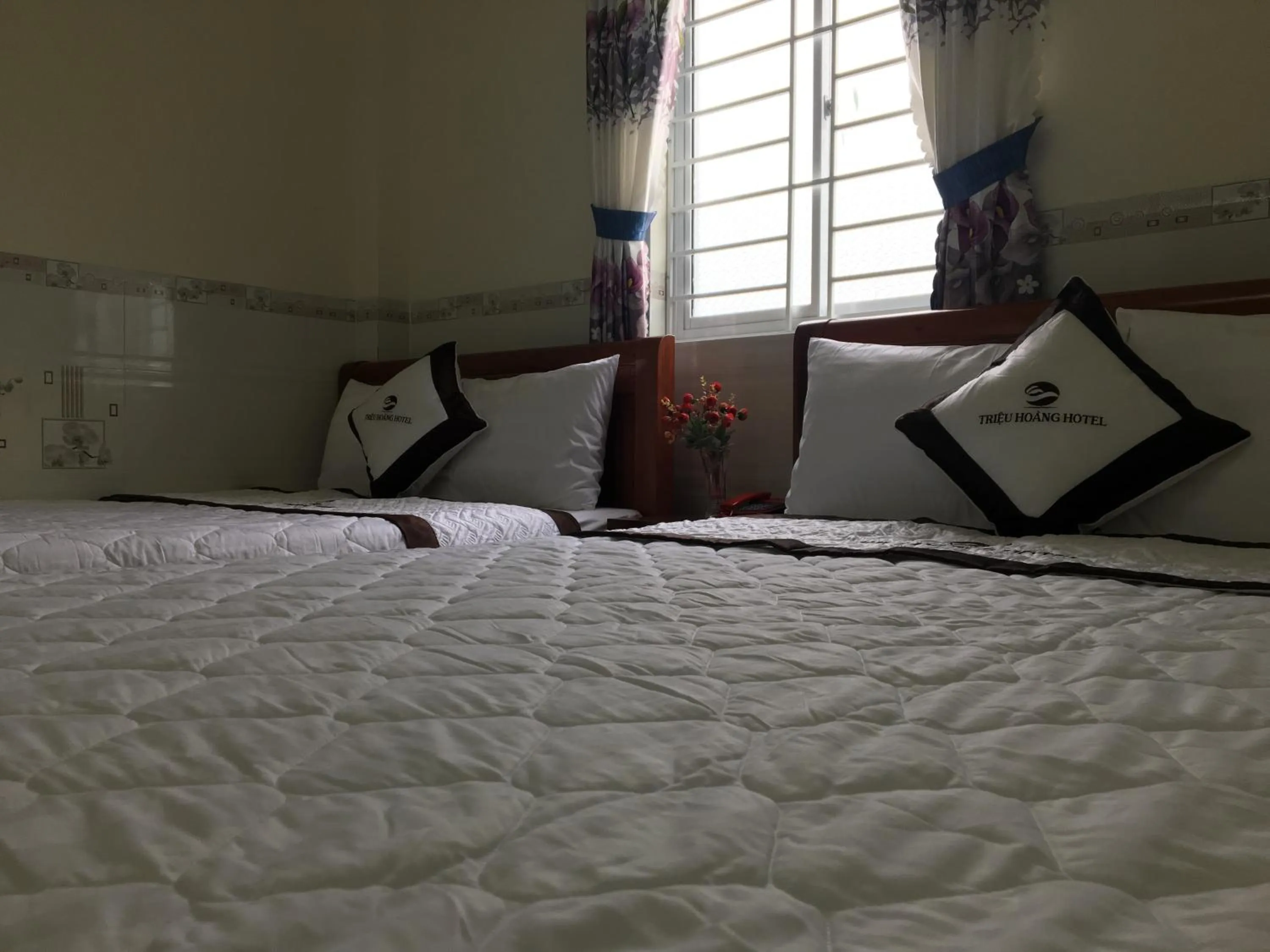 Bed in Triệu Hoàng Hotel