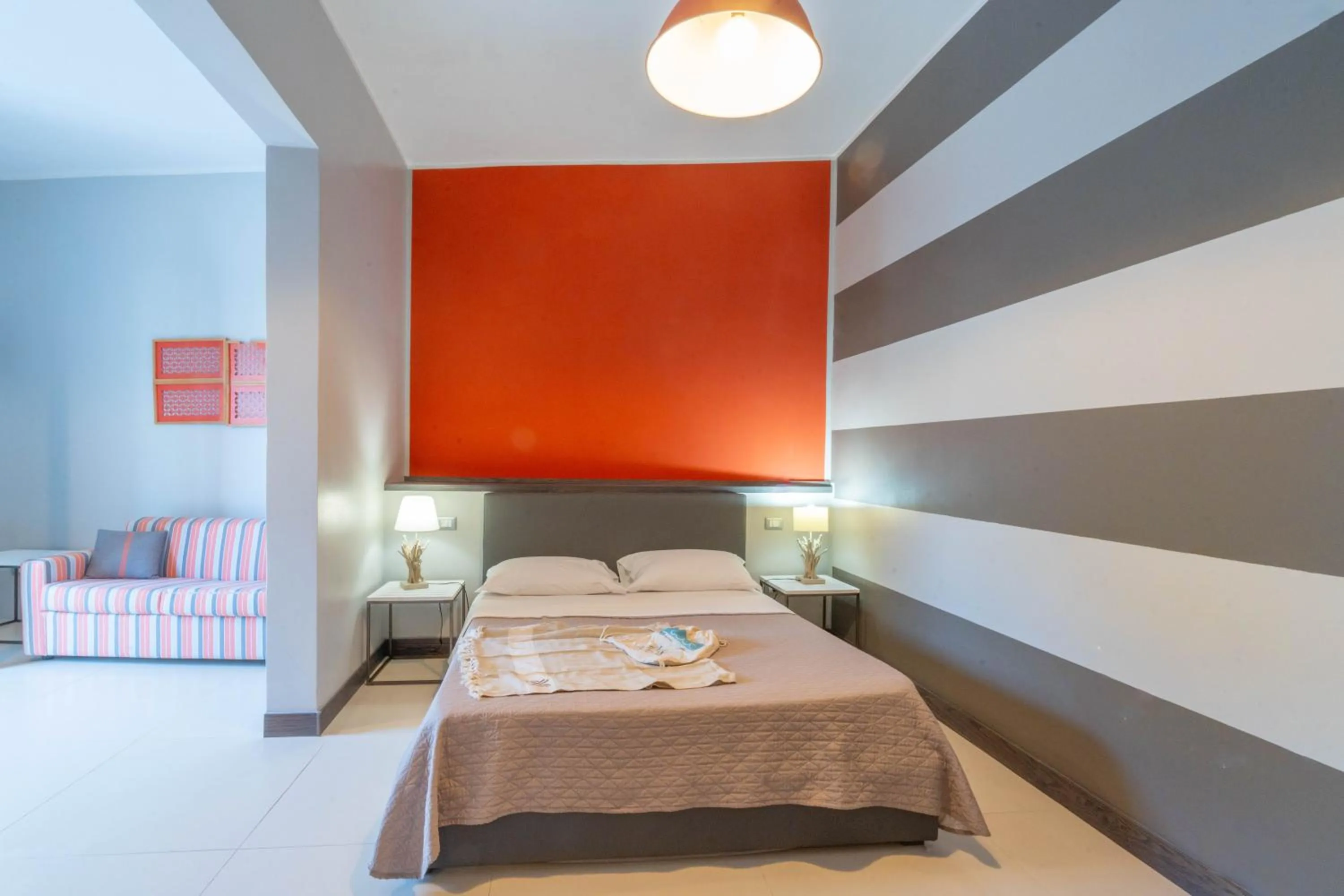 Bed in Hotel Santa Lucia