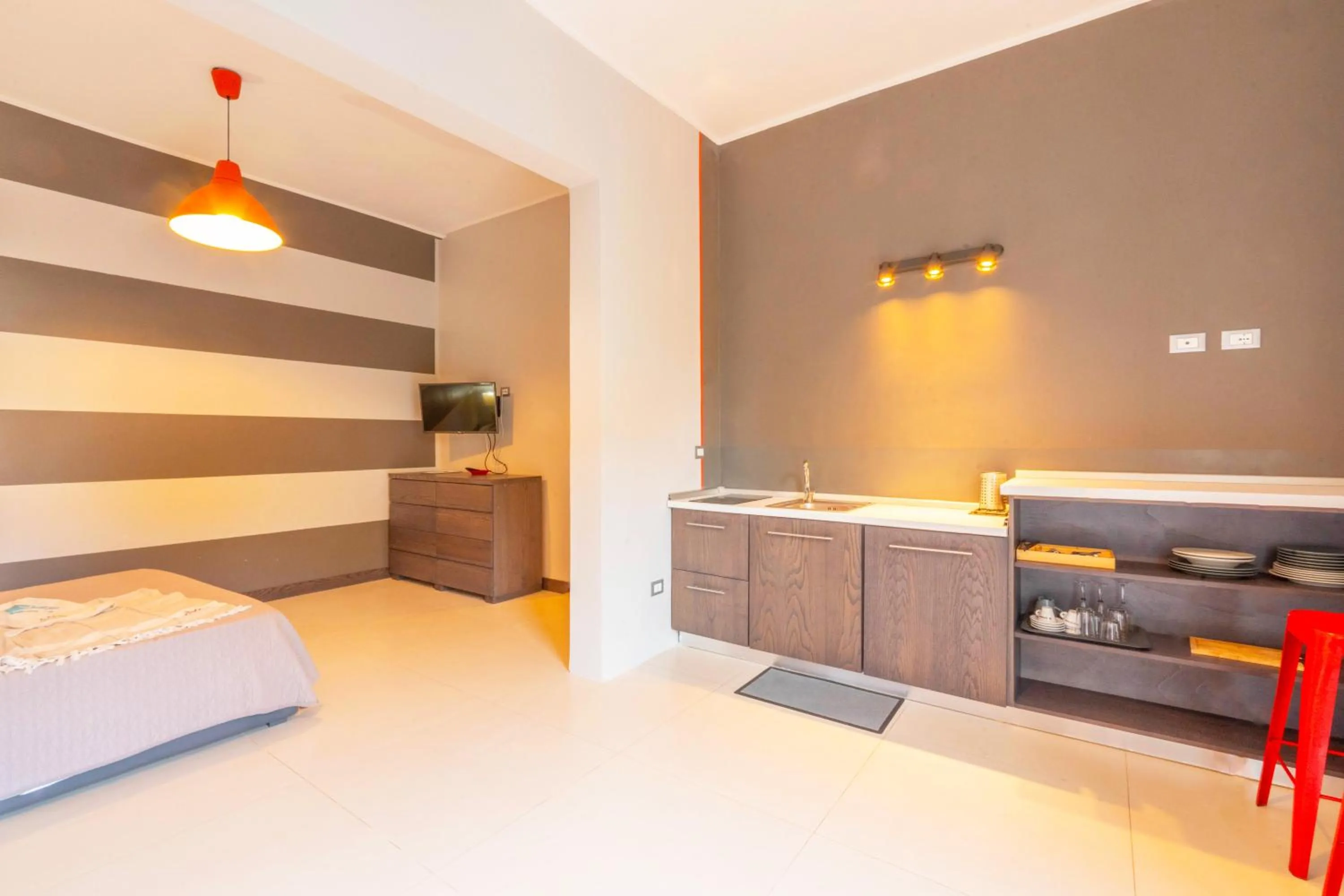 Bed in Hotel Santa Lucia