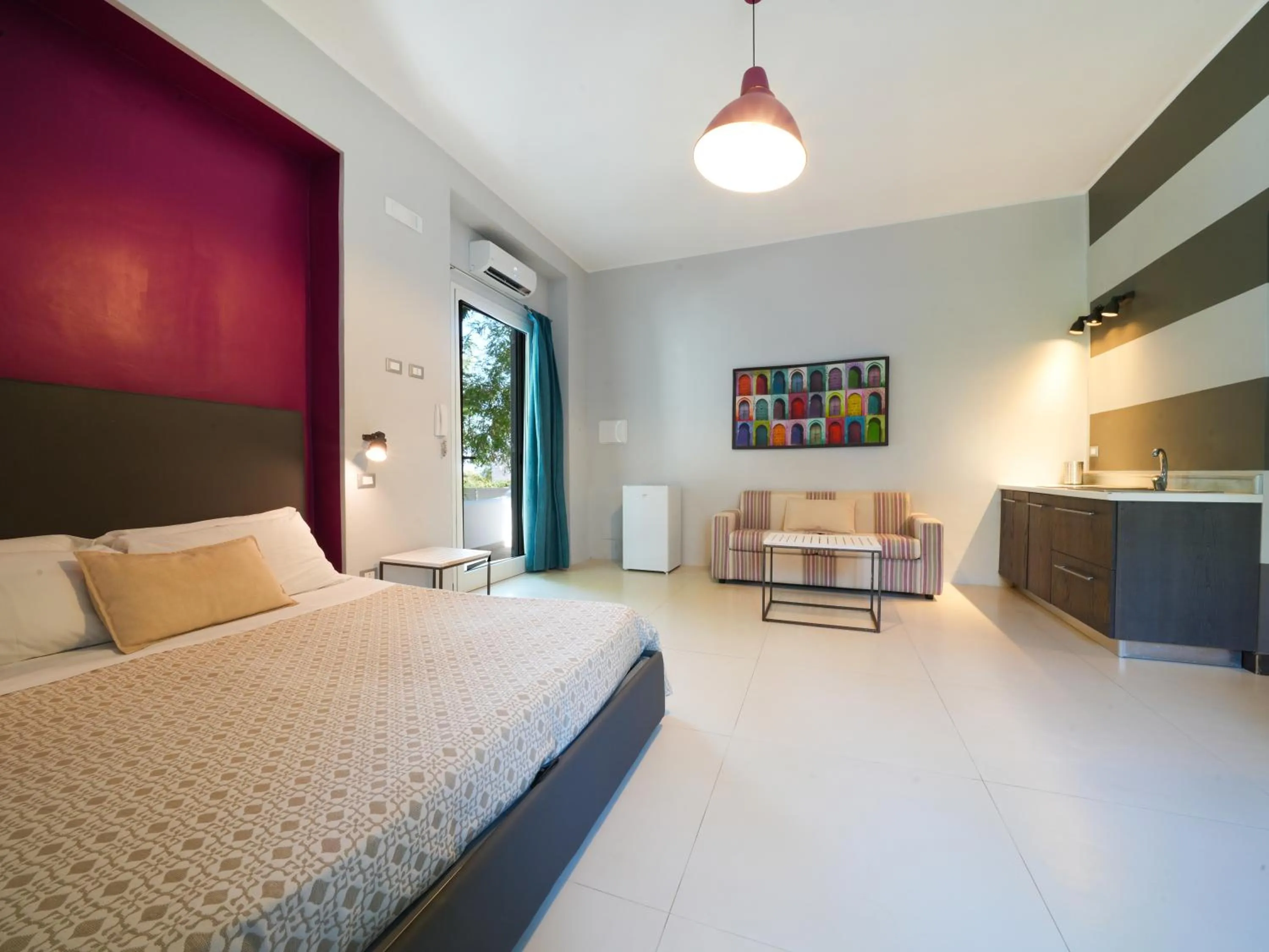 Bed in Hotel Santa Lucia