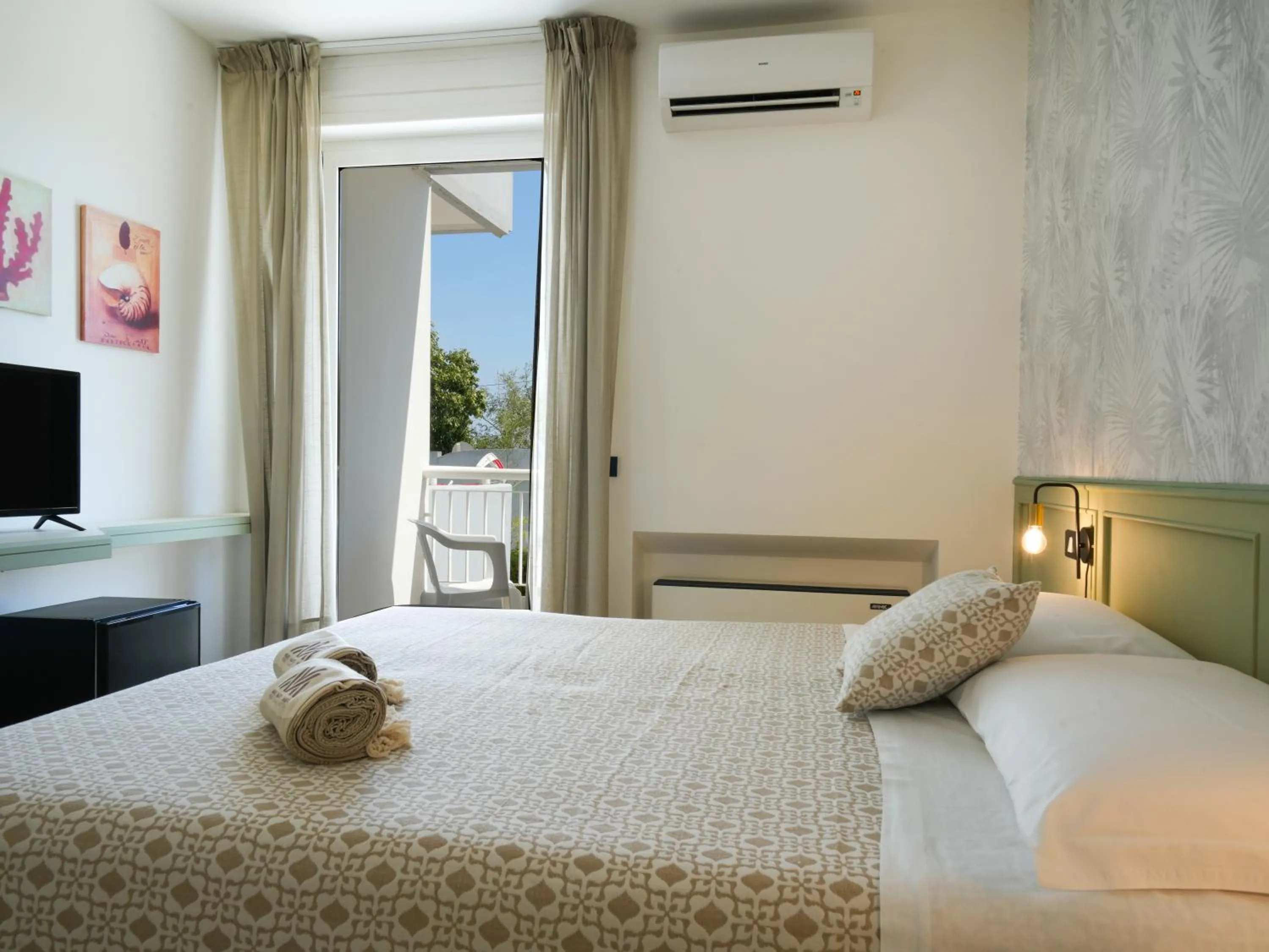 Bed in Hotel Santa Lucia