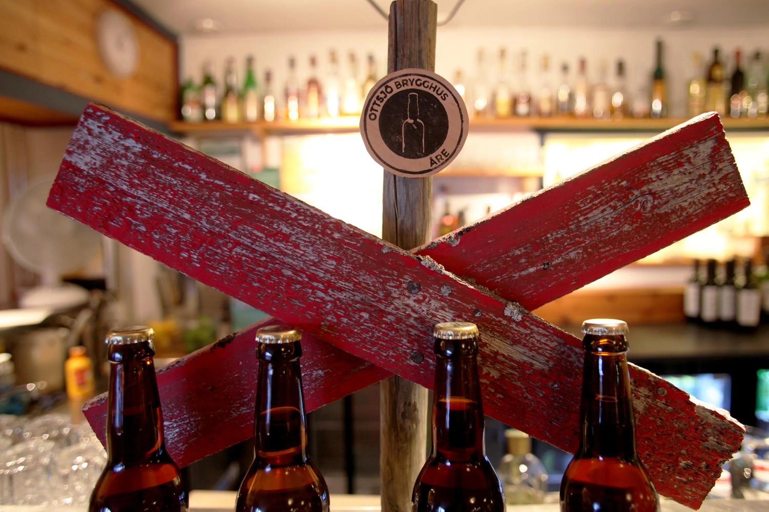 Alcoholic drinks in Vålådalens Fjällstation