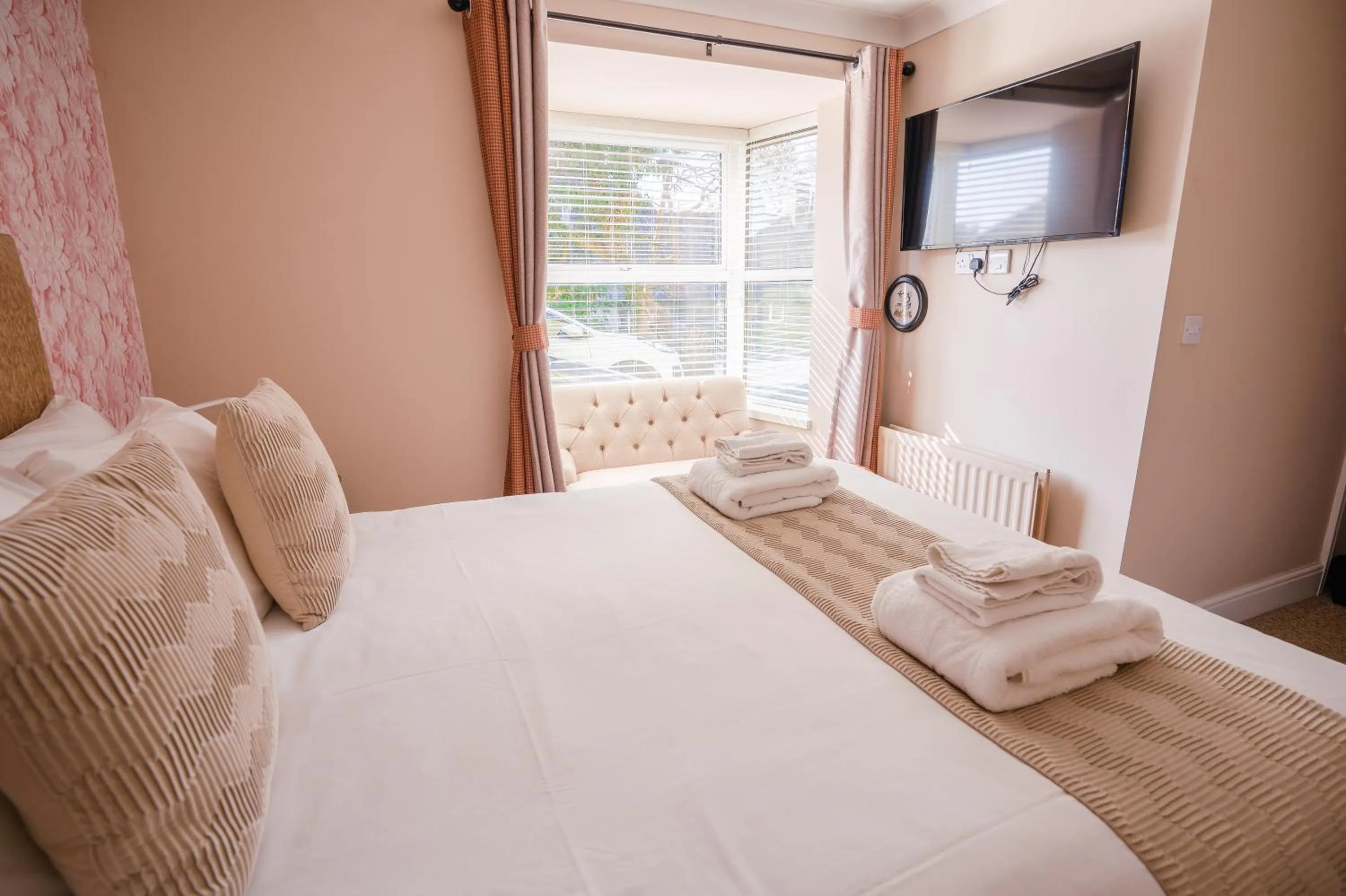 Photo of the whole room, Bed in The Cottage