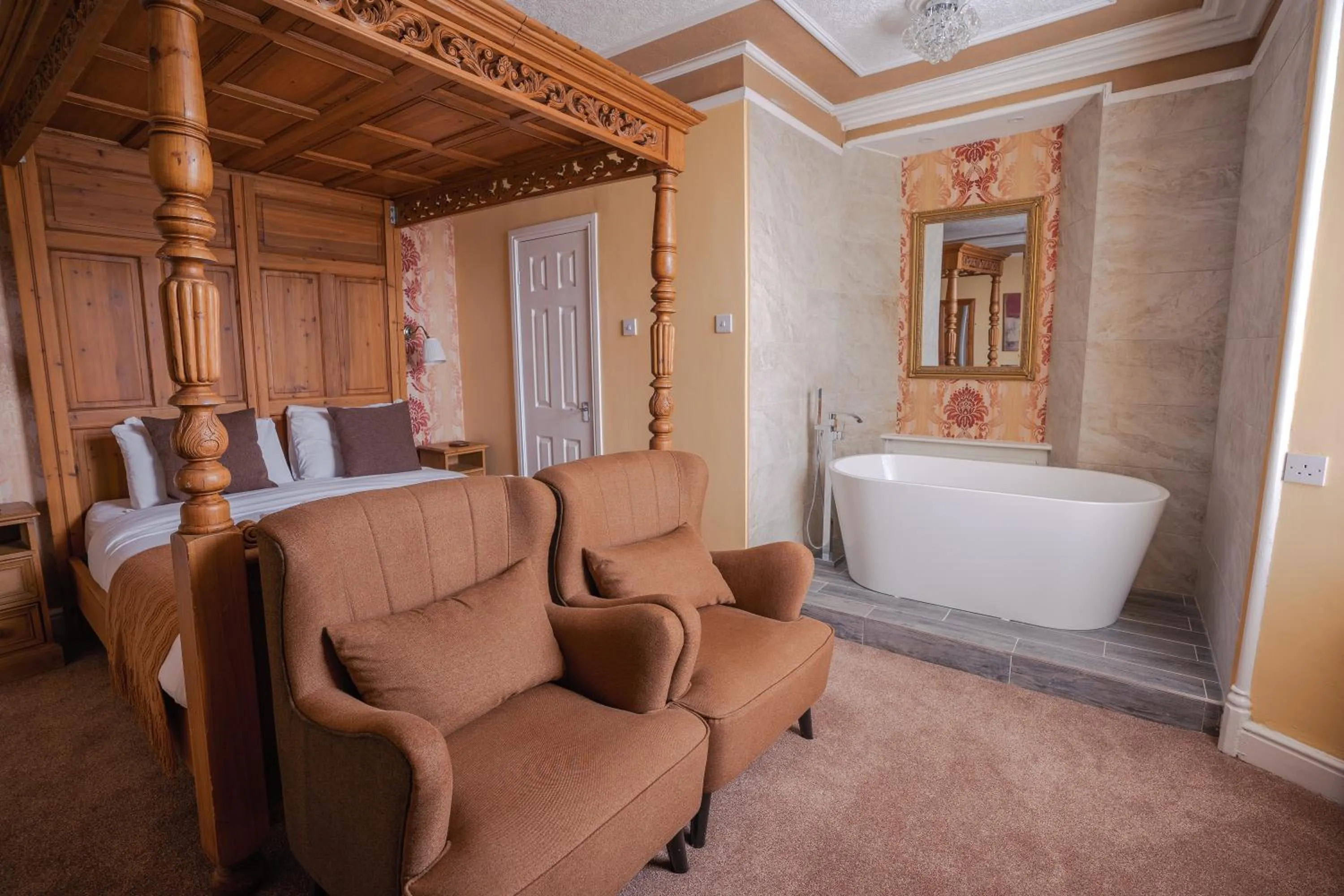 Living room in The Cottage