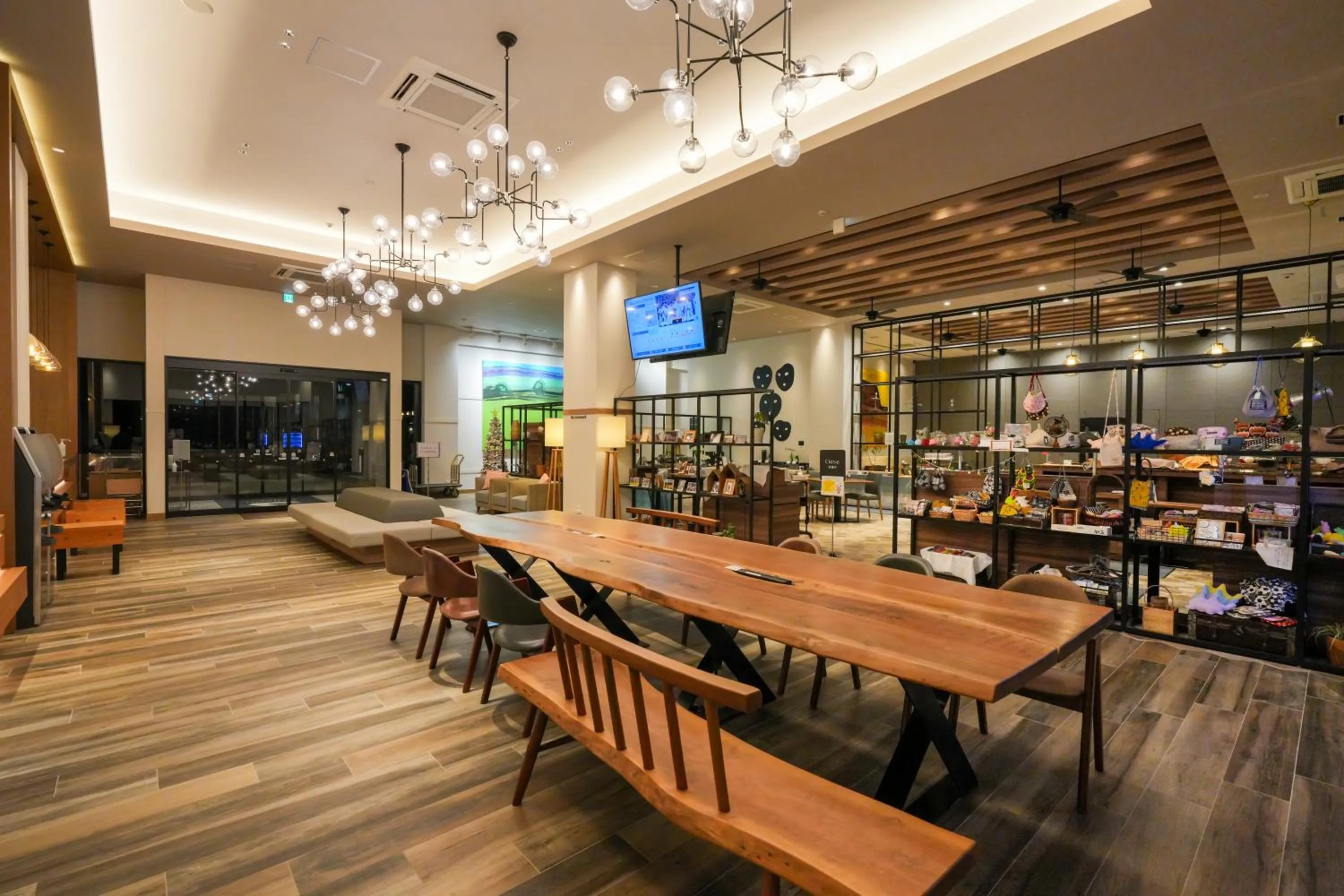 Lobby or reception in Airport Hotel Kumamoto