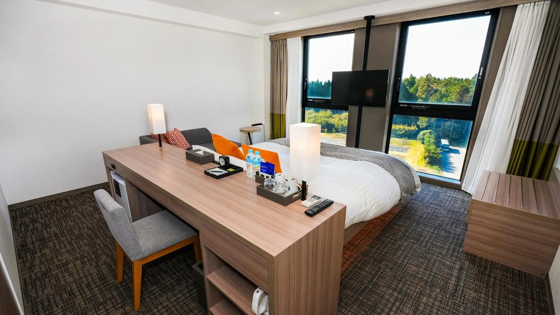 Bed in Airport Hotel Kumamoto