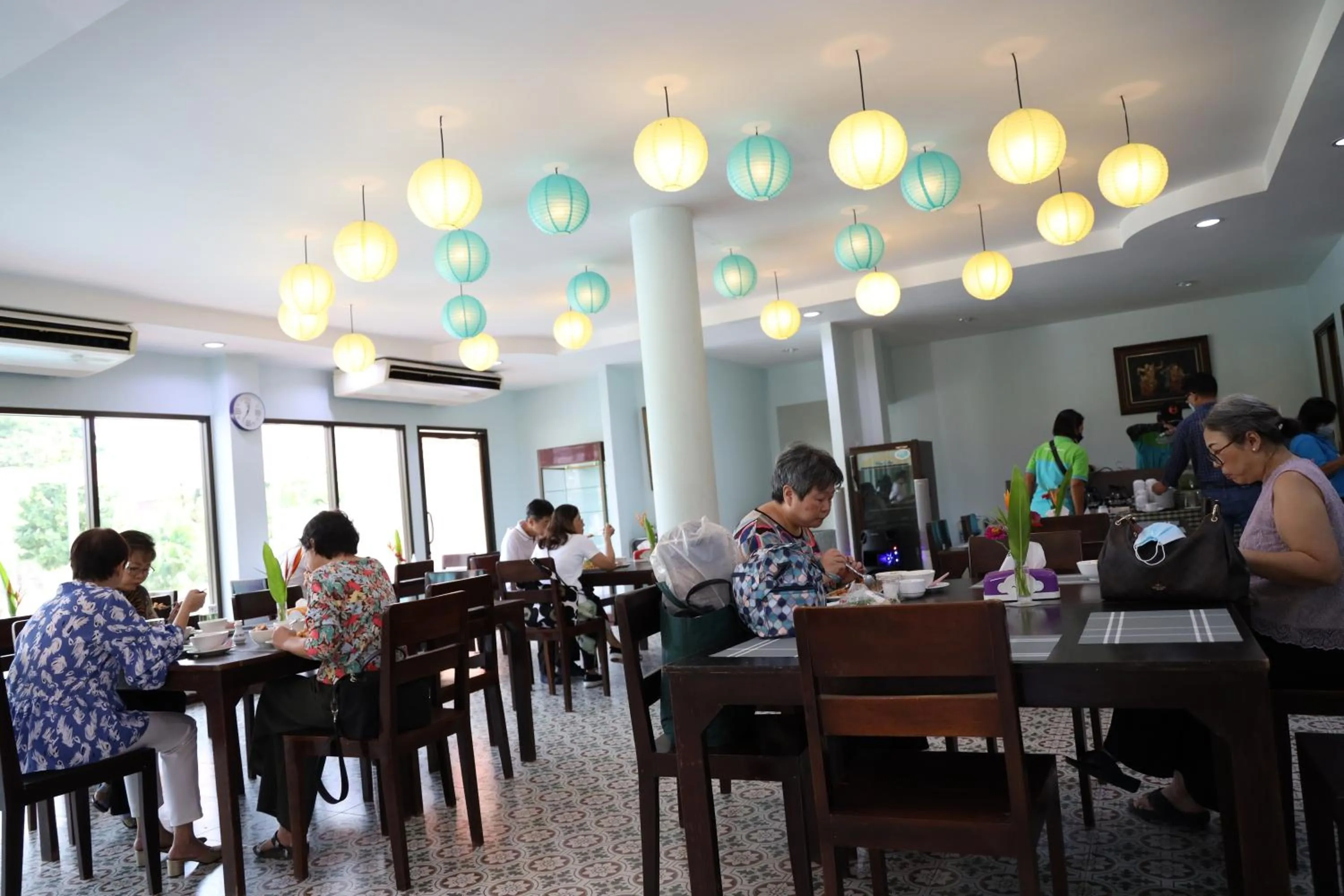 Dining area in Menam Resort