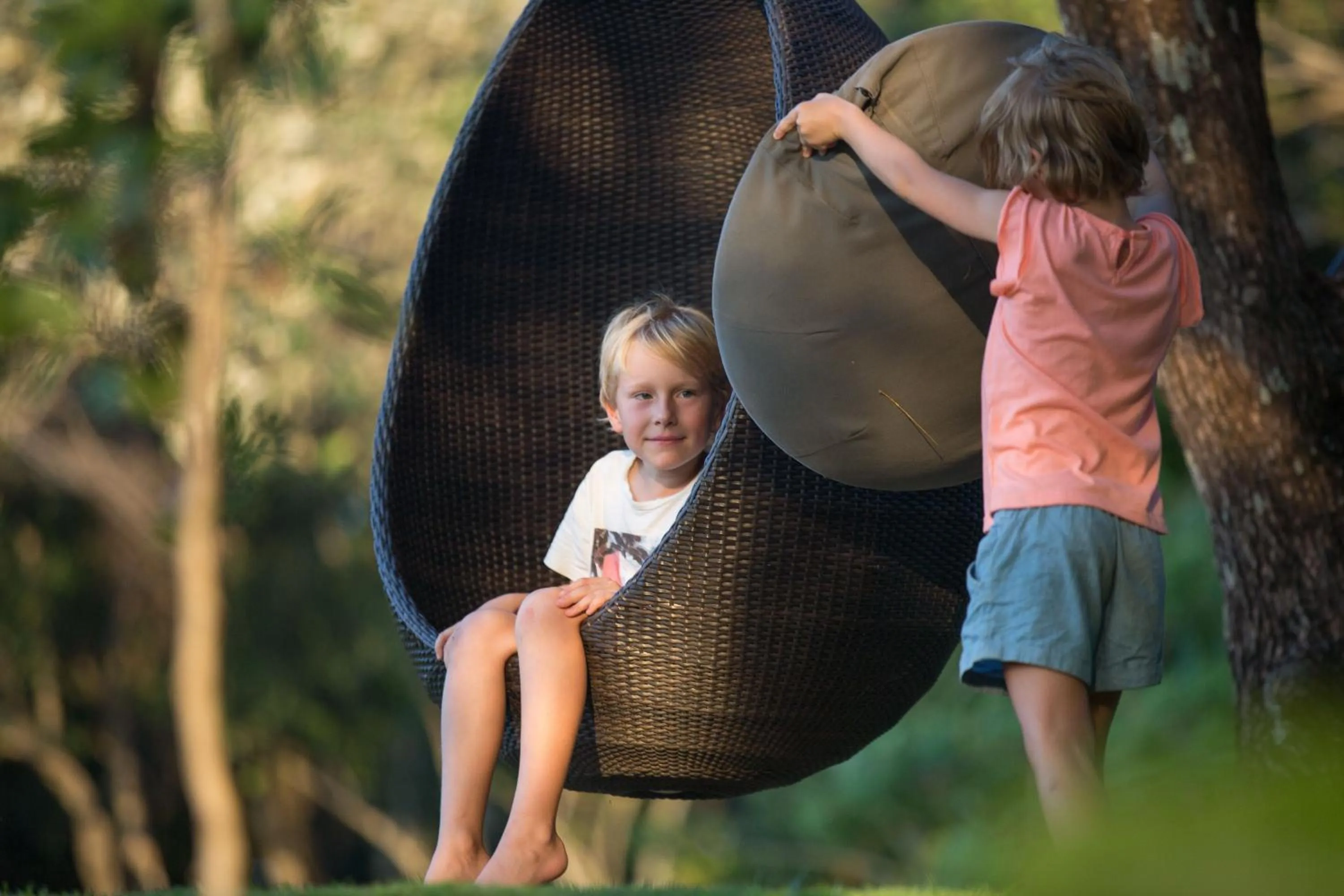 Family in The Deer Park Hotel
